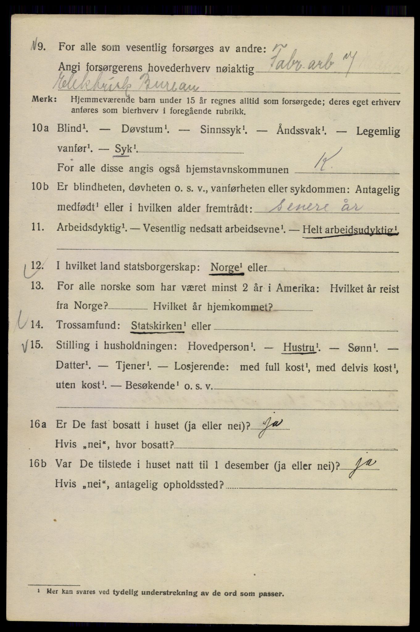 SAO, 1920 census for Kristiania, 1920, p. 514550