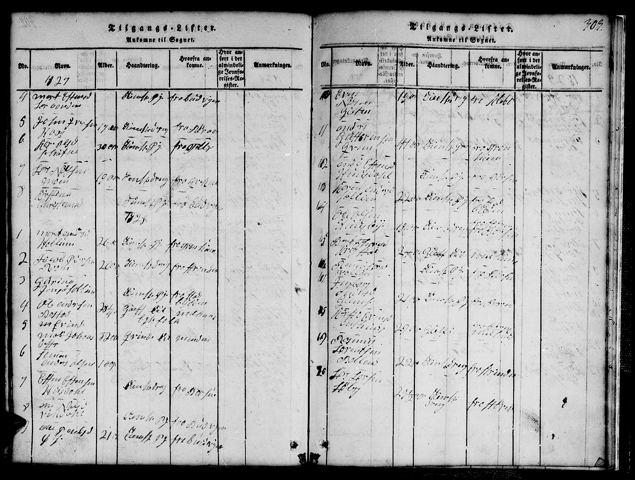 Ministerialprotokoller, klokkerbøker og fødselsregistre - Sør-Trøndelag, SAT/A-1456/691/L1092: Parish register (copy) no. 691C03, 1816-1852, p. 303