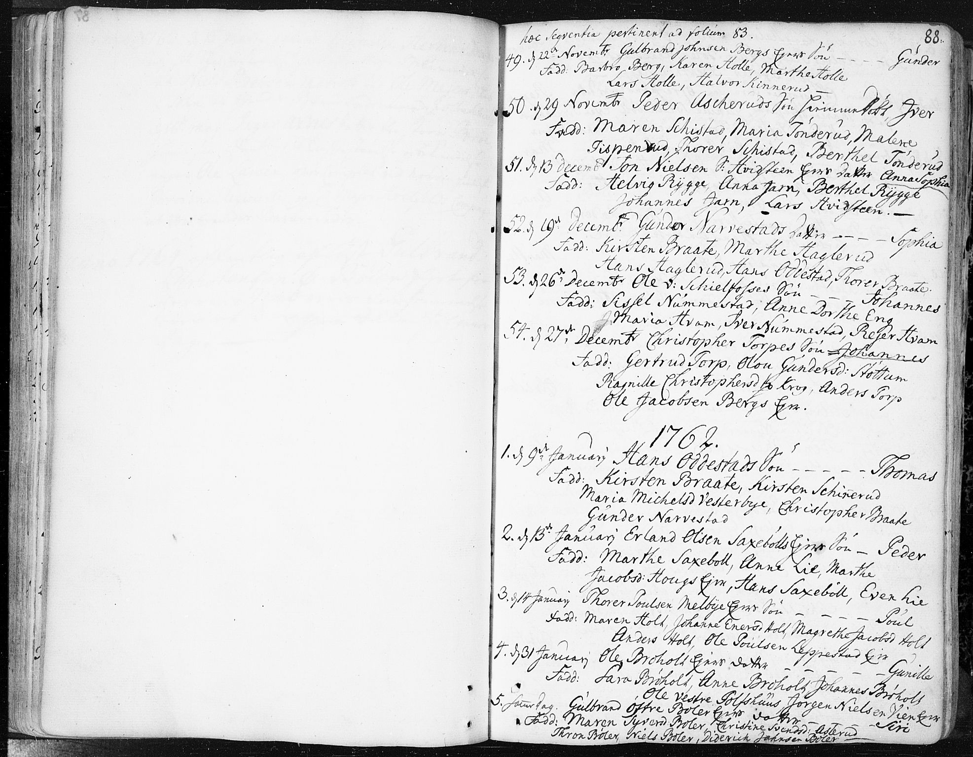 Hobøl prestekontor Kirkebøker, SAO/A-2002/F/Fa/L0001: Parish register (official) no. I 1, 1733-1814, p. 88