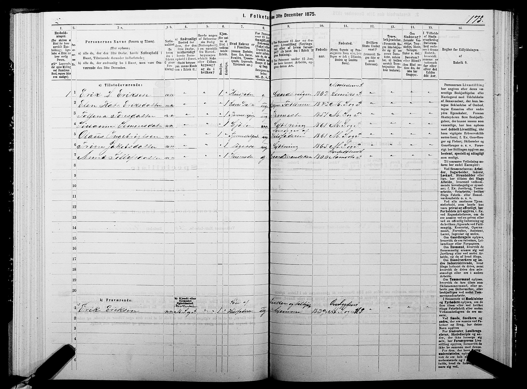 SATØ, 1875 census for 1924P Målselv, 1875, p. 3173