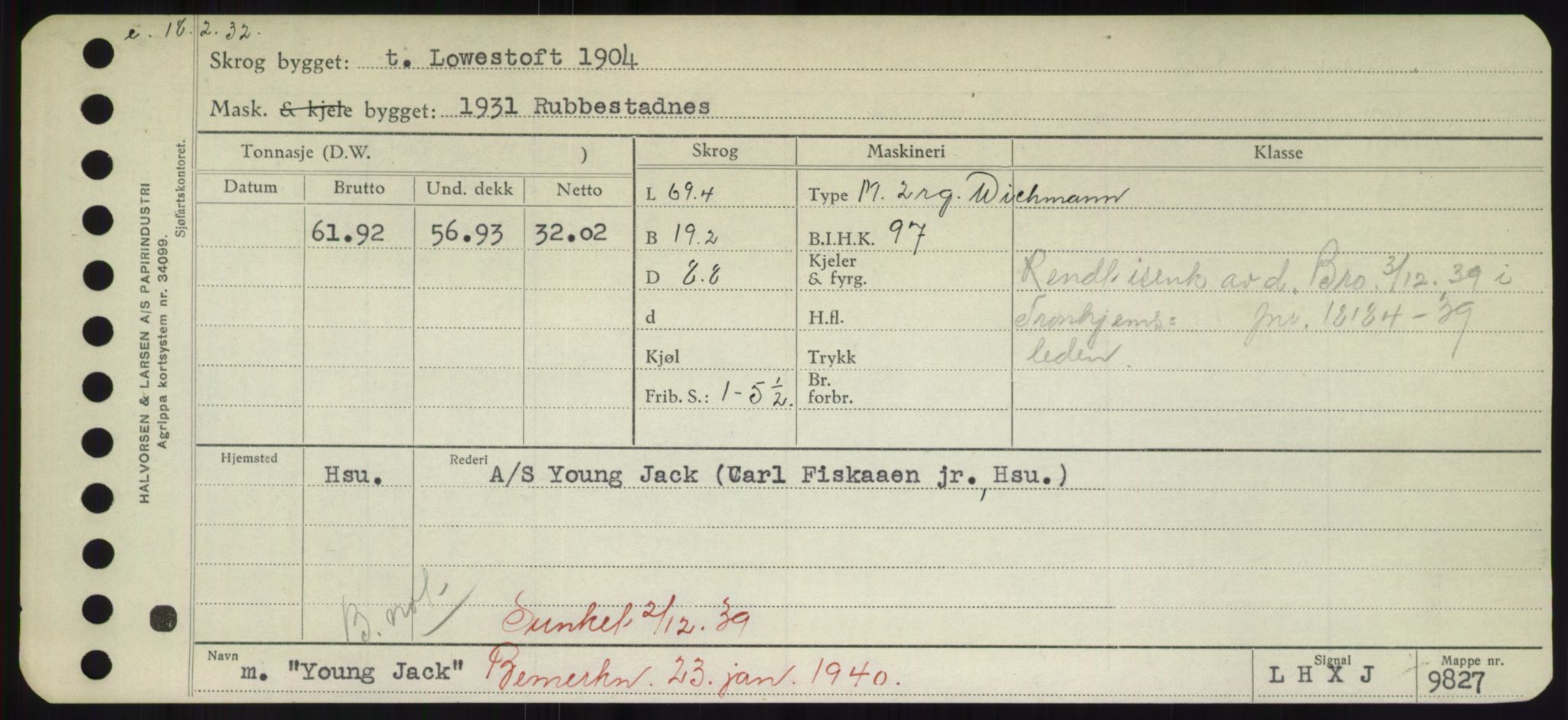 Sjøfartsdirektoratet med forløpere, Skipsmålingen, RA/S-1627/H/Hd/L0041: Fartøy, Vi-Ås, p. 459