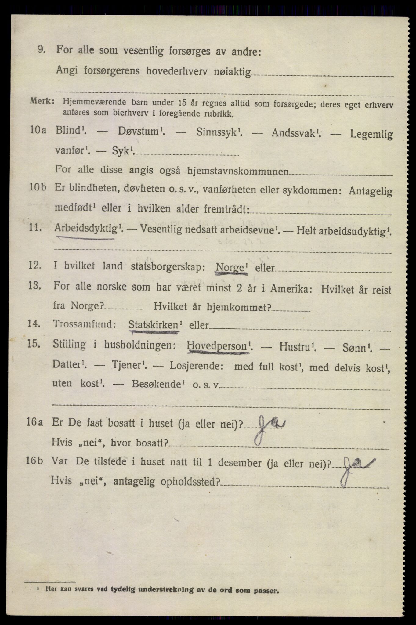 SAKO, 1920 census for Hedrum, 1920, p. 9884