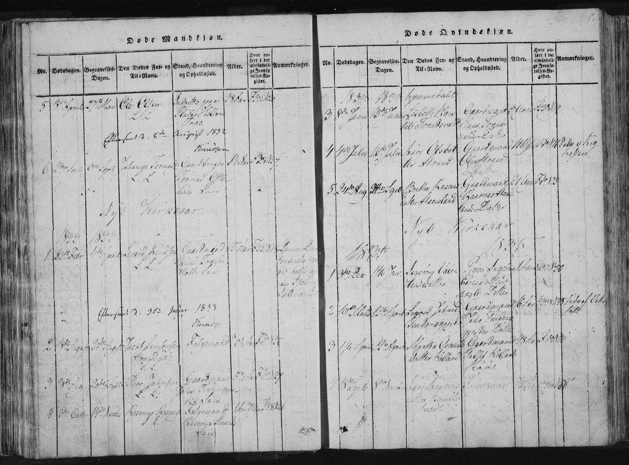 Vikedal sokneprestkontor, SAST/A-101840/01/IV: Parish register (official) no. A 4, 1816-1850, p. 105