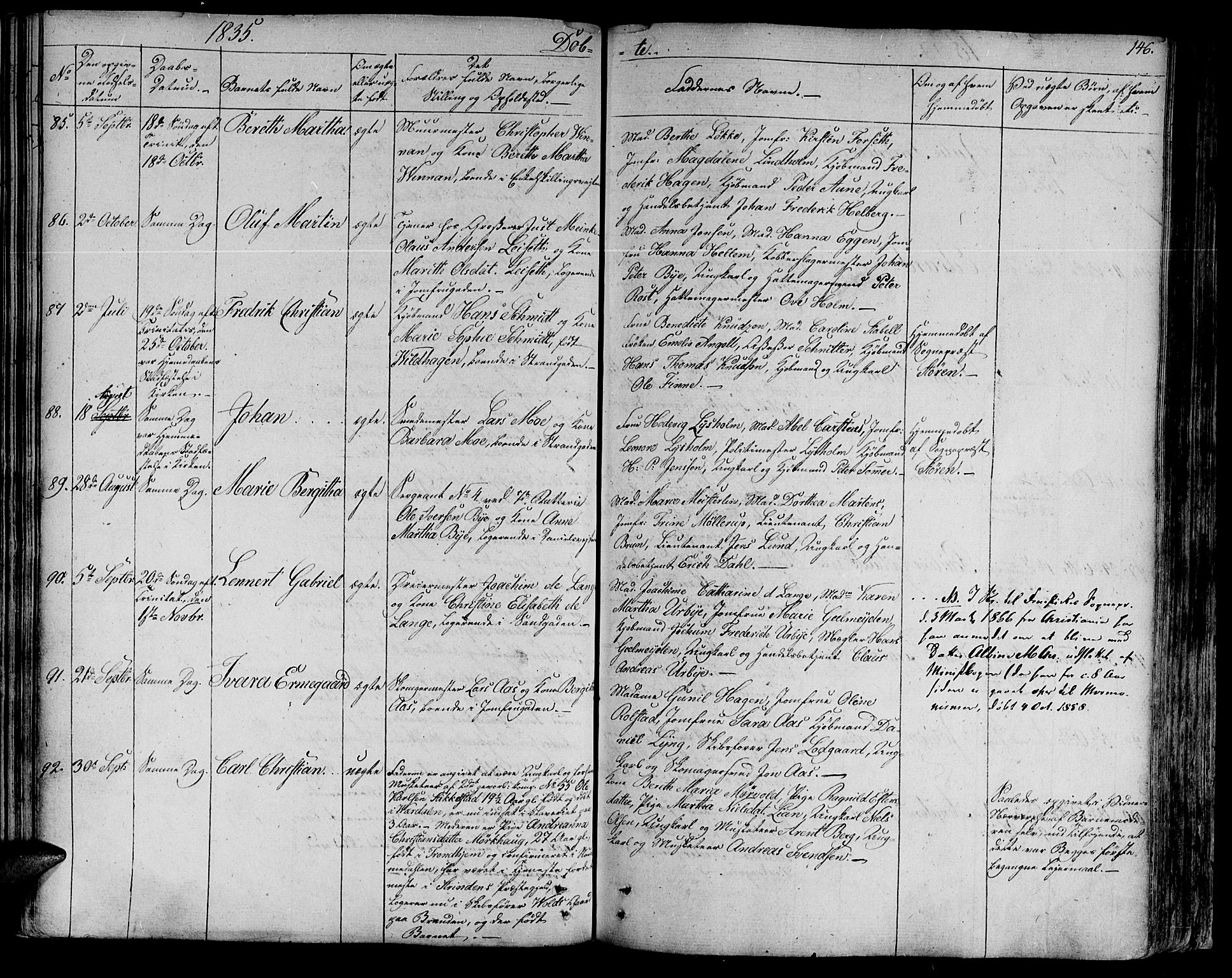 Ministerialprotokoller, klokkerbøker og fødselsregistre - Sør-Trøndelag, AV/SAT-A-1456/602/L0108: Parish register (official) no. 602A06, 1821-1839, p. 146