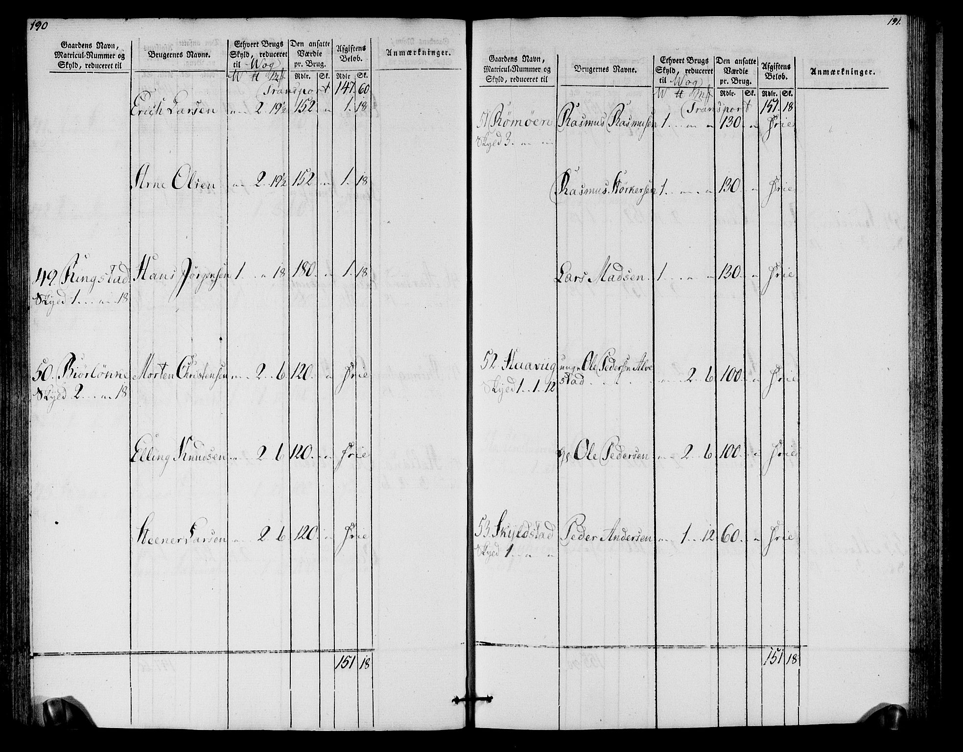 Rentekammeret inntil 1814, Realistisk ordnet avdeling, AV/RA-EA-4070/N/Ne/Nea/L0125a: Sunnmøre fogderi. Oppebørselsregister for fogderiets nordre del, 1803, p. 97