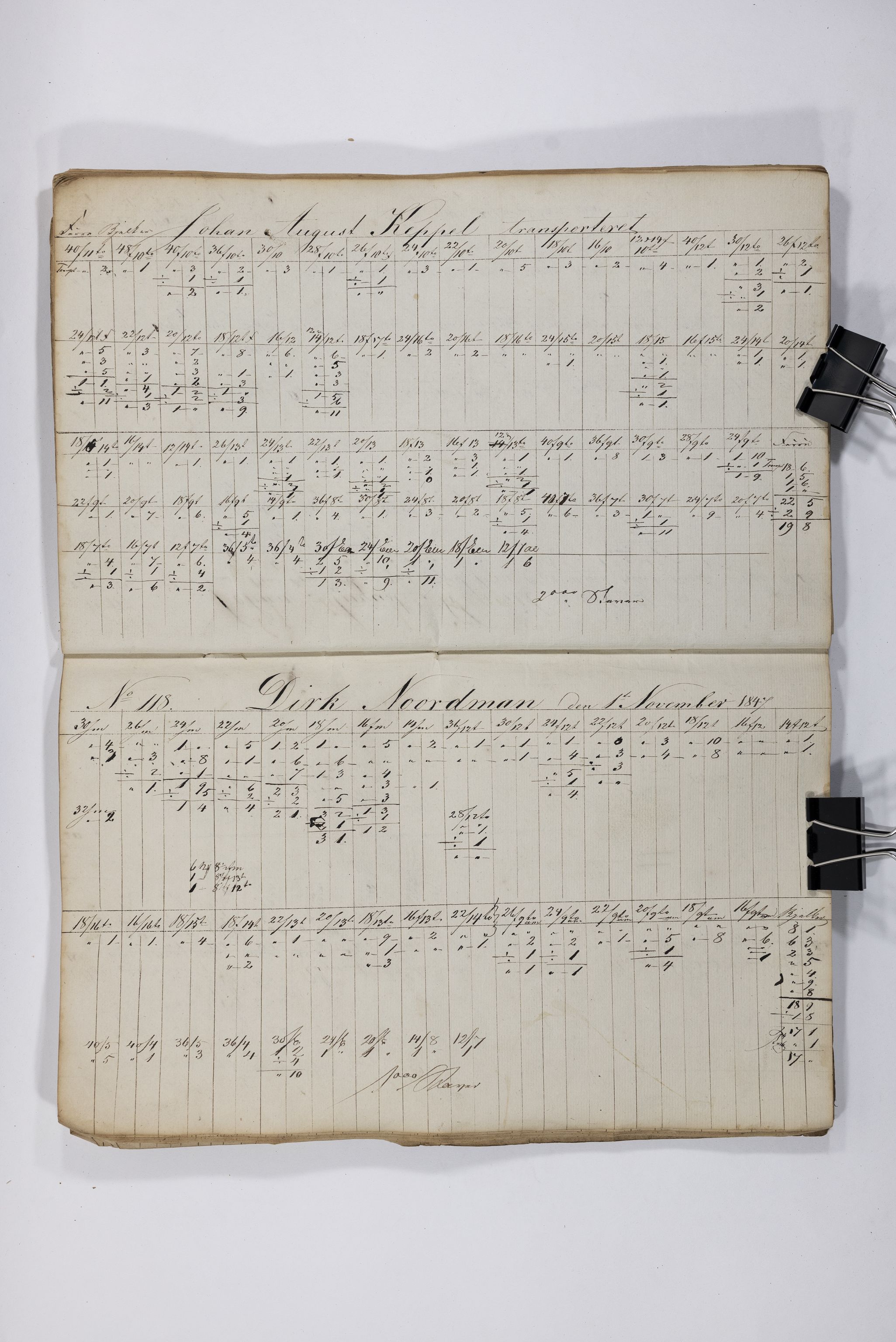 Blehr/ Kjellestad, TEMU/TGM-A-1212/E/Eb/L0004: Ladnings Liste, 1847-1849, p. 61