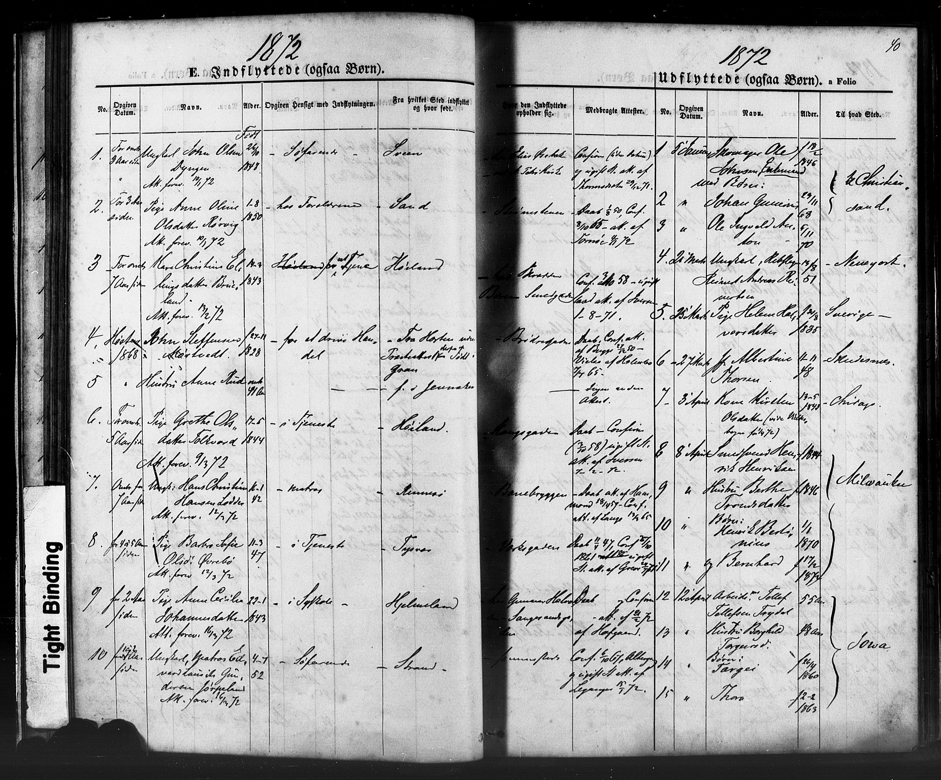 St. Petri sokneprestkontor, AV/SAST-A-101813/001/30/30BA/L0006: Parish register (official) no. A 6, 1863-1878, p. 40