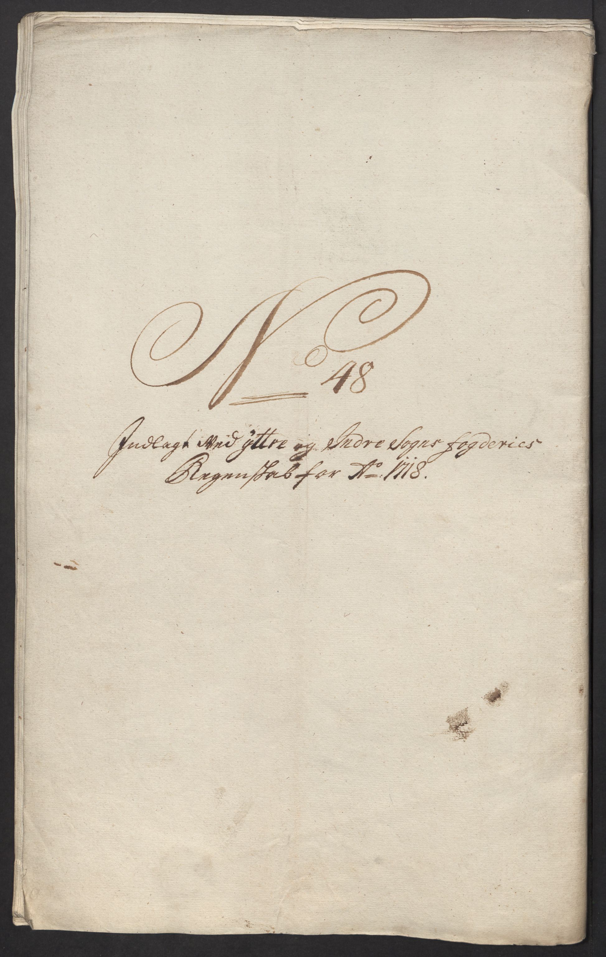 Rentekammeret inntil 1814, Reviderte regnskaper, Fogderegnskap, RA/EA-4092/R52/L3321: Fogderegnskap Sogn, 1717-1718, p. 773