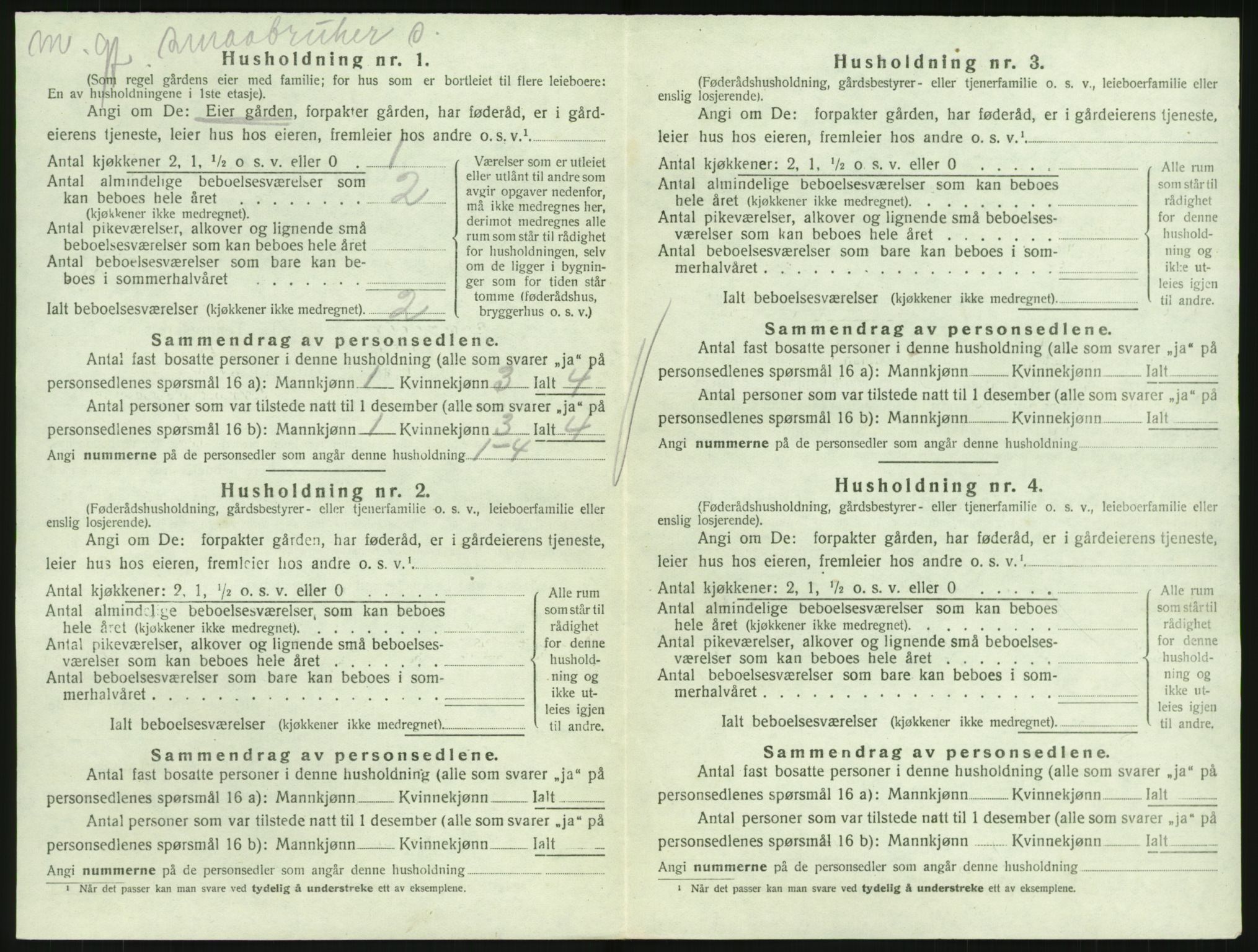 SAKO, 1920 census for Hedrum, 1920, p. 1162