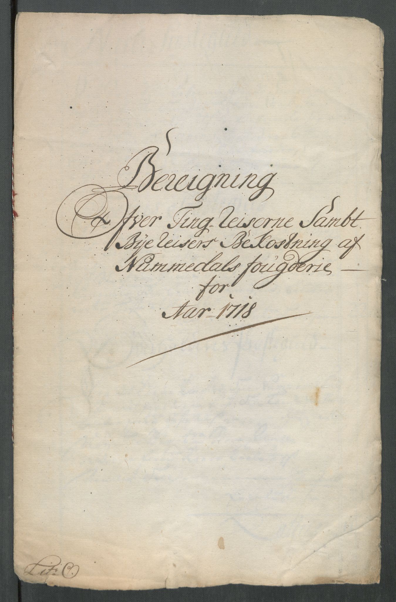 Rentekammeret inntil 1814, Reviderte regnskaper, Fogderegnskap, AV/RA-EA-4092/R64/L4439: Fogderegnskap Namdal, 1718, p. 251