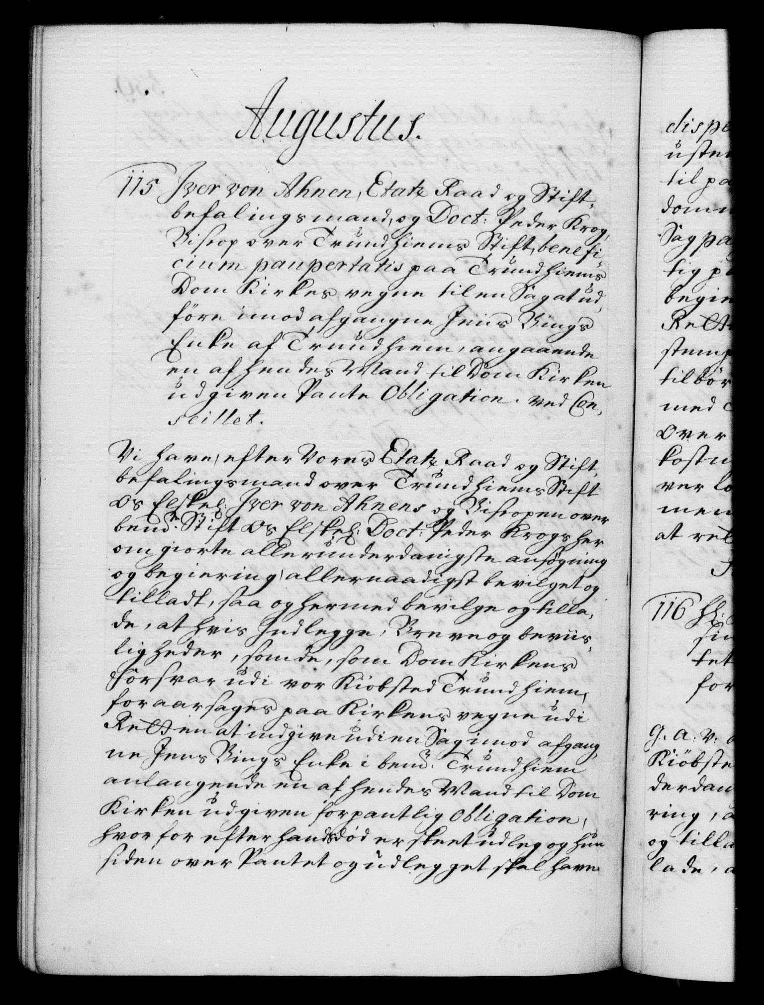 Danske Kanselli 1572-1799, AV/RA-EA-3023/F/Fc/Fca/Fcaa/L0020: Norske registre, 1708-1711, p. 539b