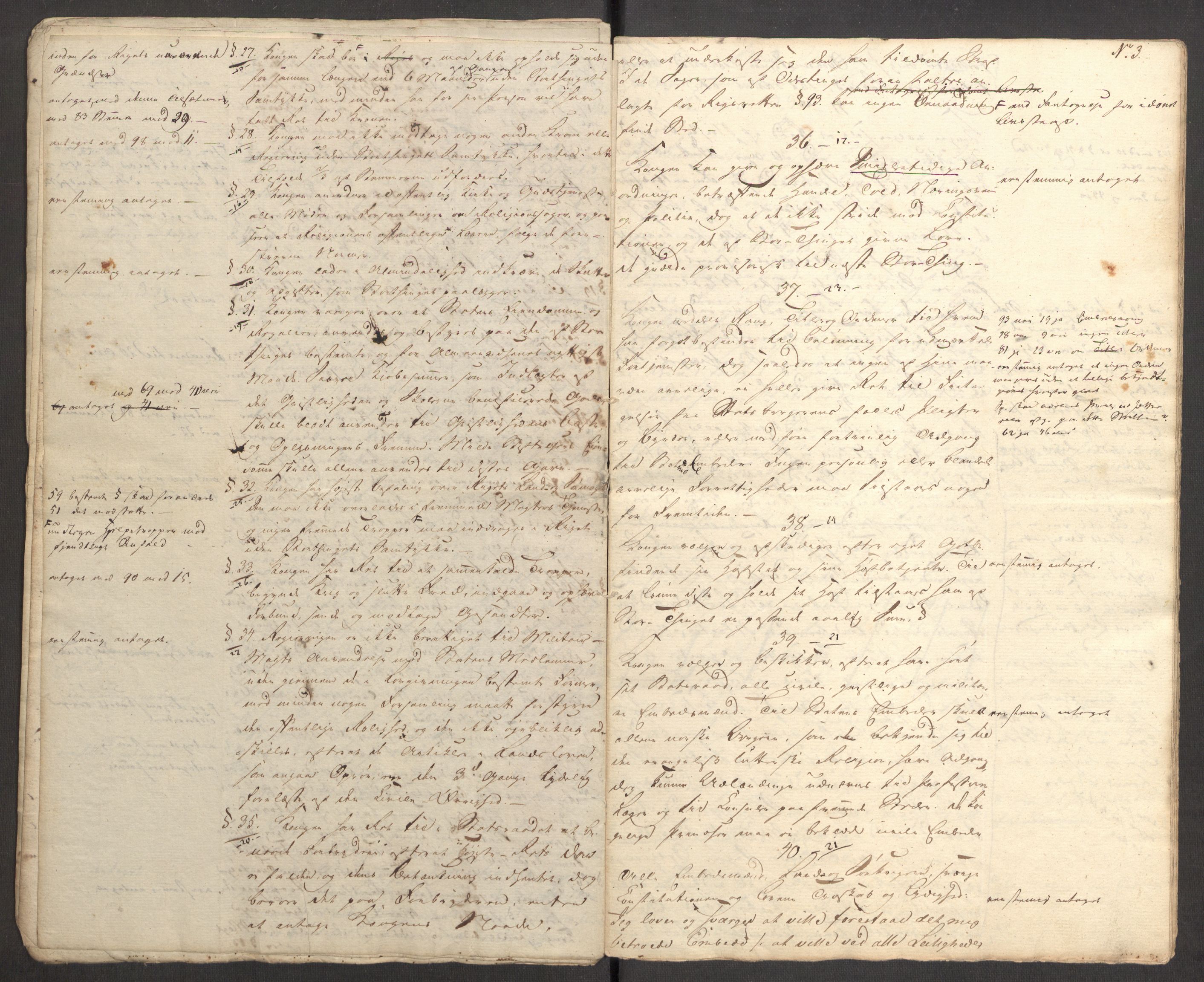 Sibbern-slekten, AV/RA-PA-0281/F/L0004: Statsråd Valentin Sibberns politiske papirer, regnskapsprot., 1814, p. 36