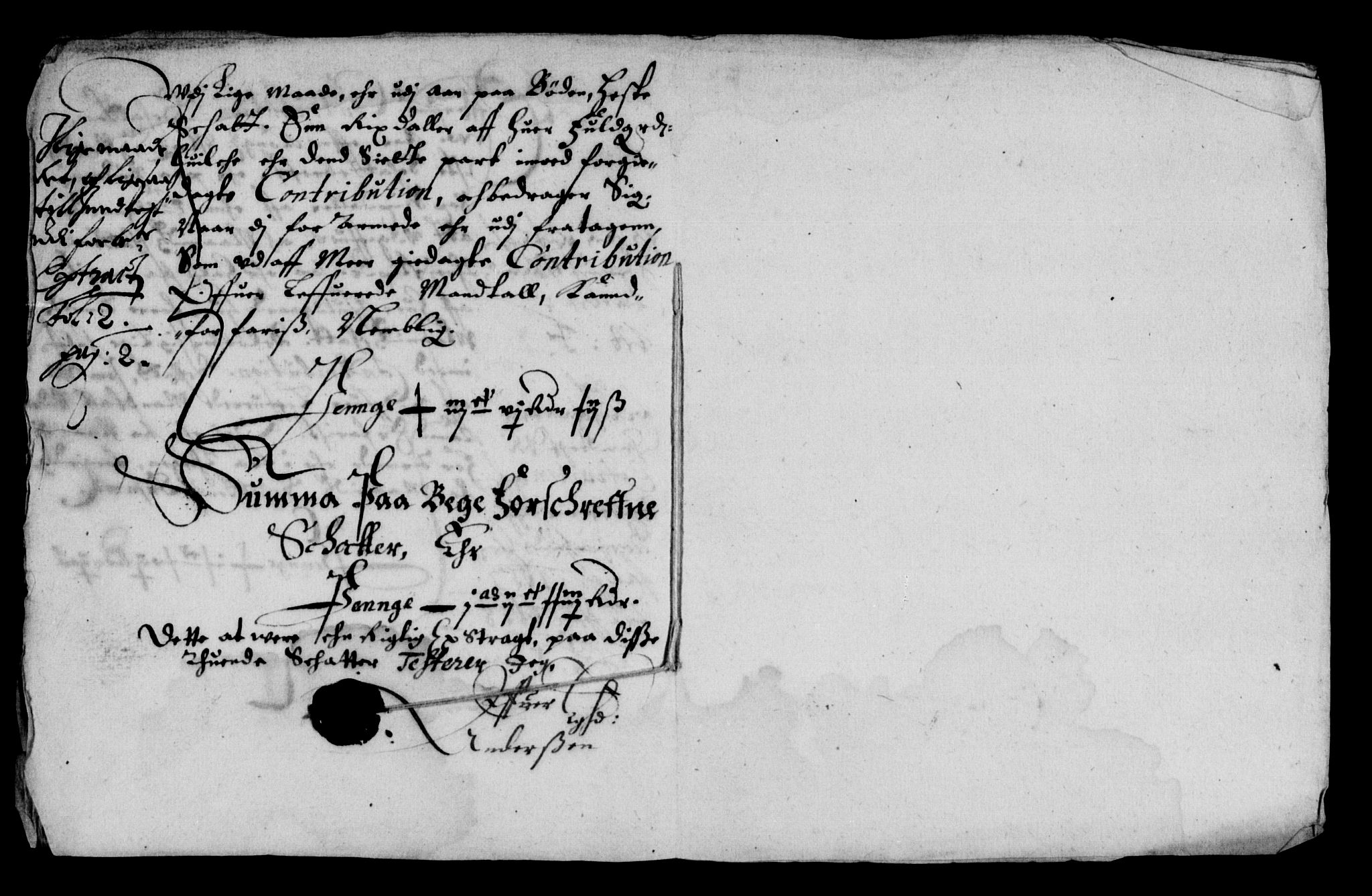 Rentekammeret inntil 1814, Reviderte regnskaper, Lensregnskaper, AV/RA-EA-5023/R/Rb/Rbt/L0139: Bergenhus len, 1657-1658