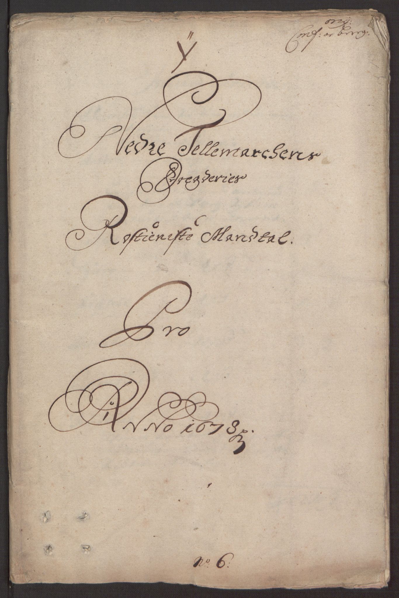Rentekammeret inntil 1814, Reviderte regnskaper, Fogderegnskap, RA/EA-4092/R35/L2069: Fogderegnskap Øvre og Nedre Telemark, 1678, p. 123