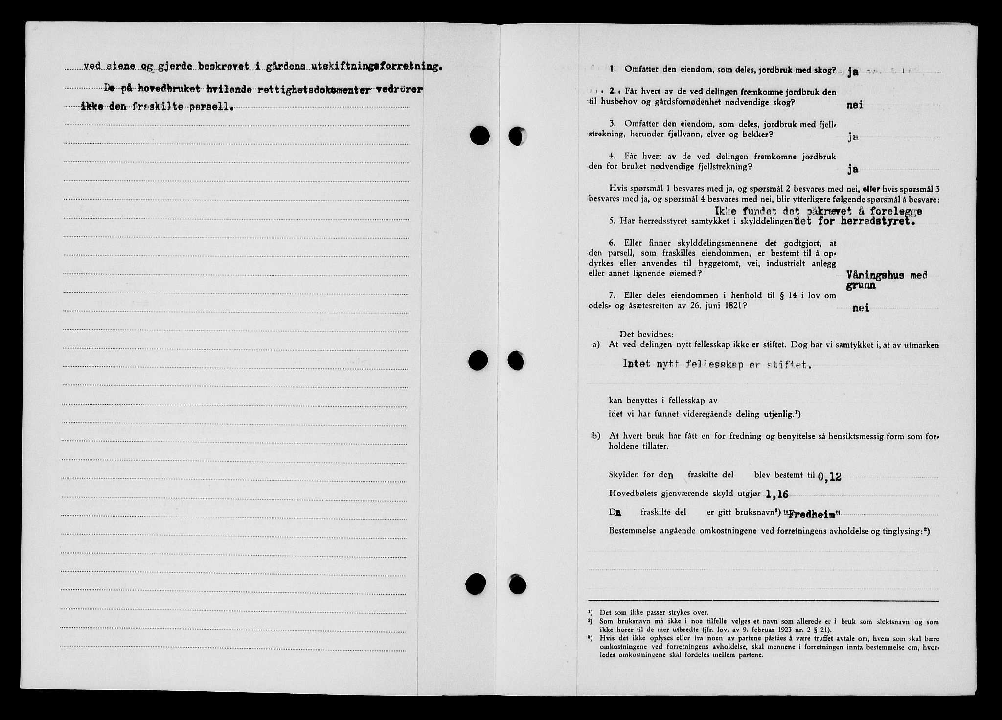 Flekkefjord sorenskriveri, SAK/1221-0001/G/Gb/Gba/L0060: Mortgage book no. A-8, 1945-1946, Diary no: : 631/1946