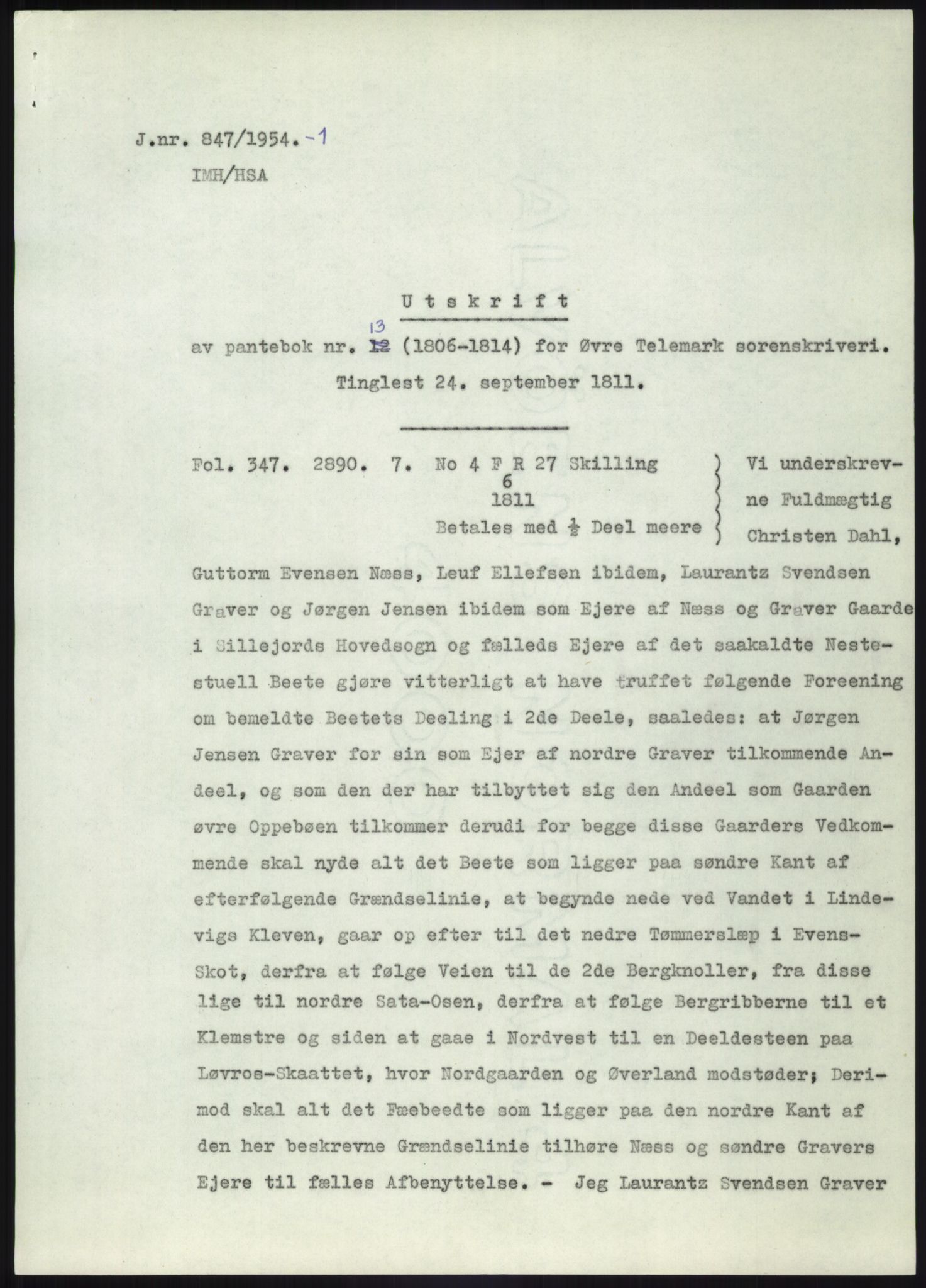 Statsarkivet i Kongsberg, SAKO/A-0001, 1944-1954, p. 424