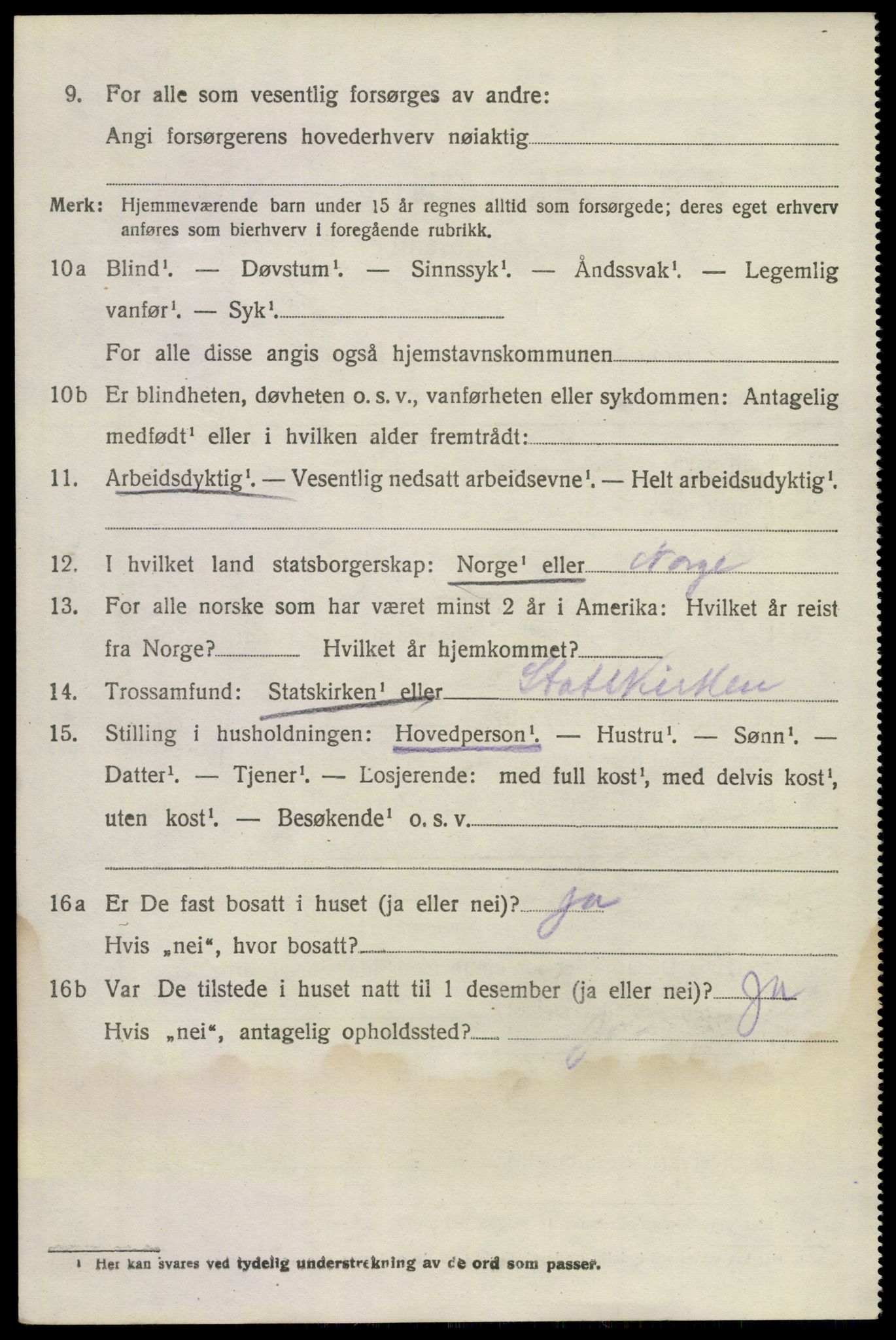 SAKO, 1920 census for Sandeherred, 1920, p. 11931