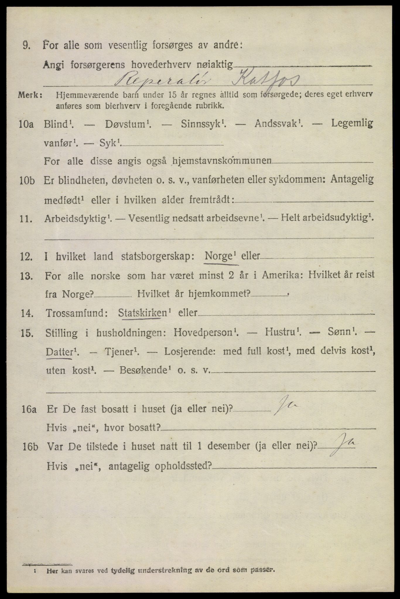 SAKO, 1920 census for Modum, 1920, p. 13290