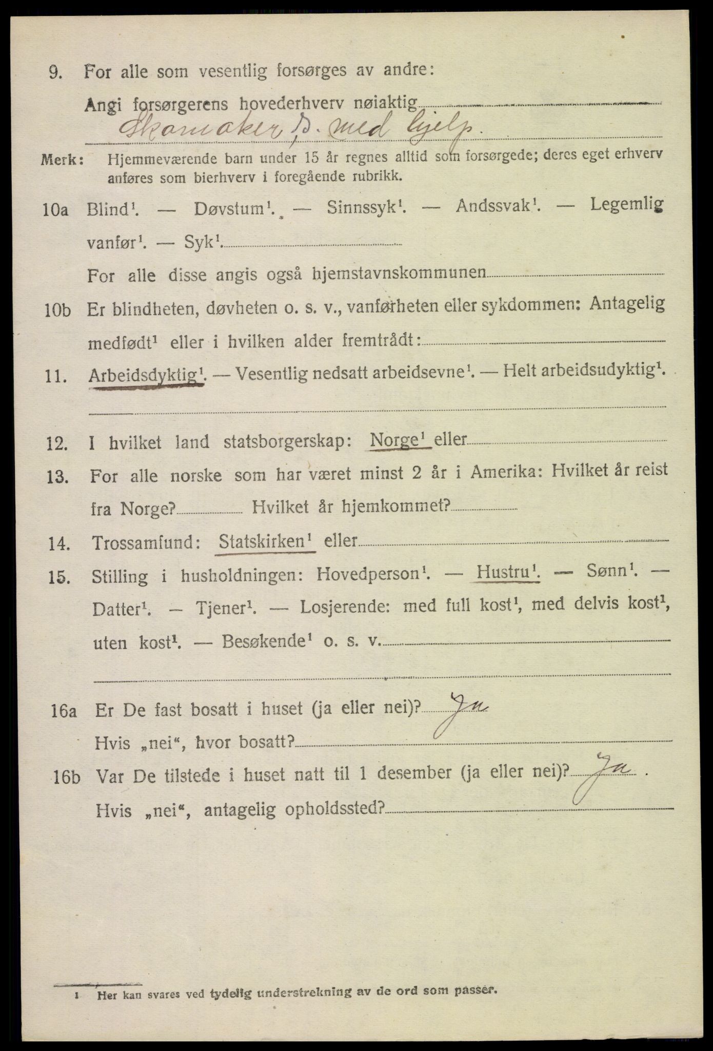 SAH, 1920 census for Nord-Odal, 1920, p. 5104