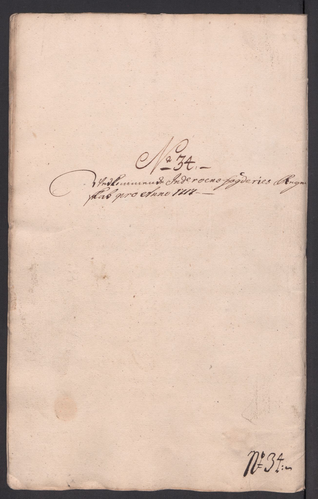 Rentekammeret inntil 1814, Reviderte regnskaper, Fogderegnskap, AV/RA-EA-4092/R63/L4325: Fogderegnskap Inderøy, 1717, p. 273