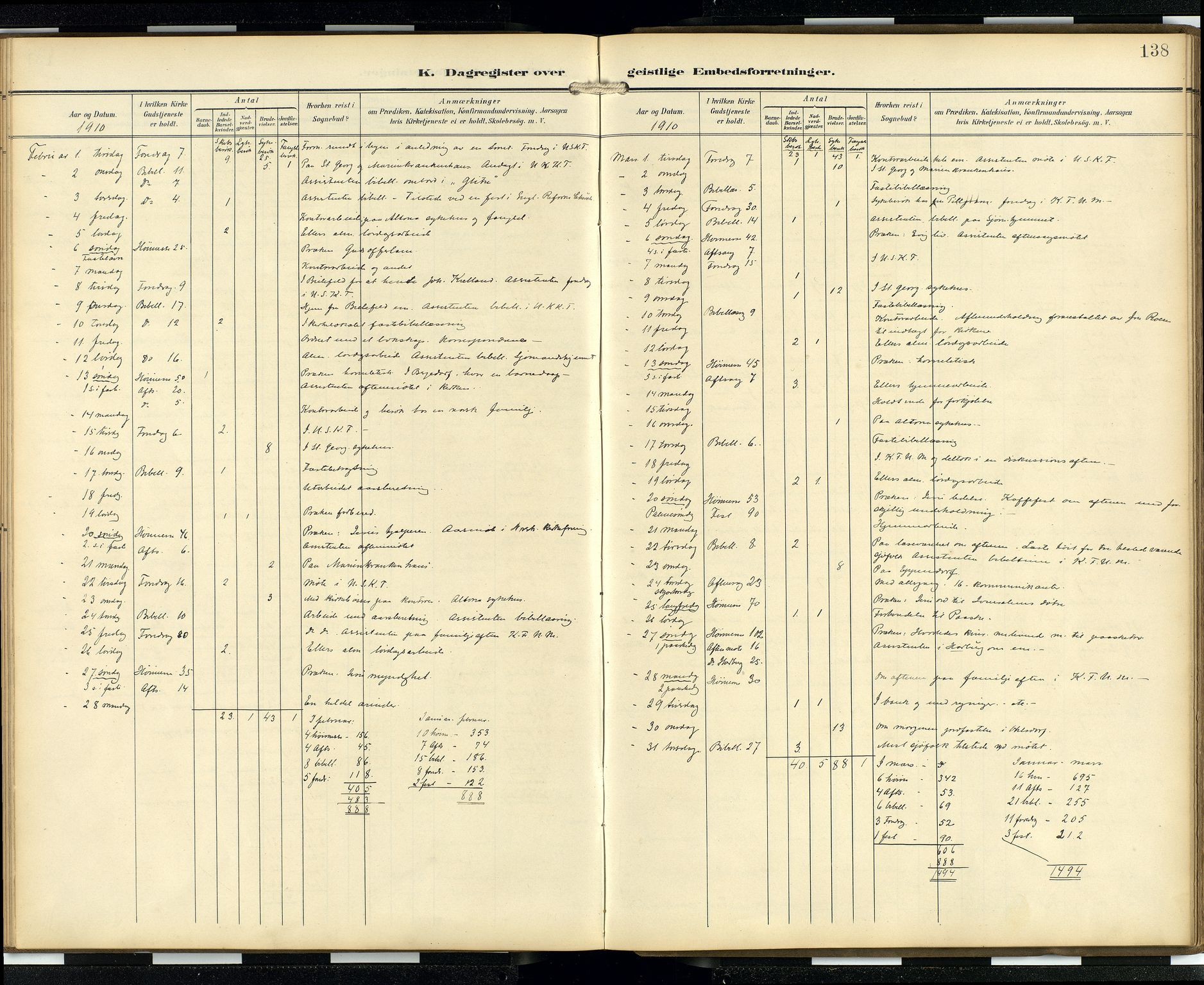 Den norske sjømannsmisjon i utlandet/Hamburg, AV/SAB-SAB/PA-0107/H/Ha/L0001: Parish register (official) no. A 1, 1907-1951, p. 137b-138a