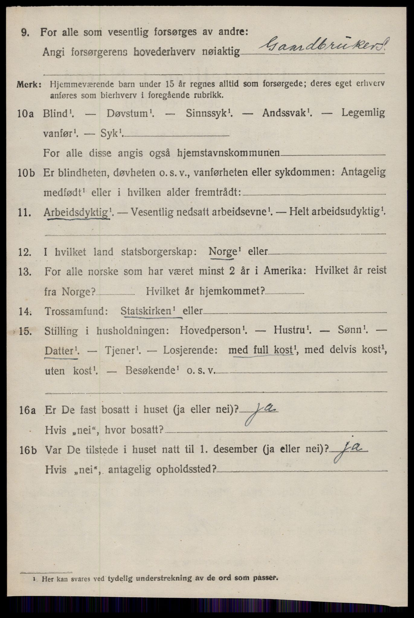 SAT, 1920 census for Giske, 1920, p. 1655