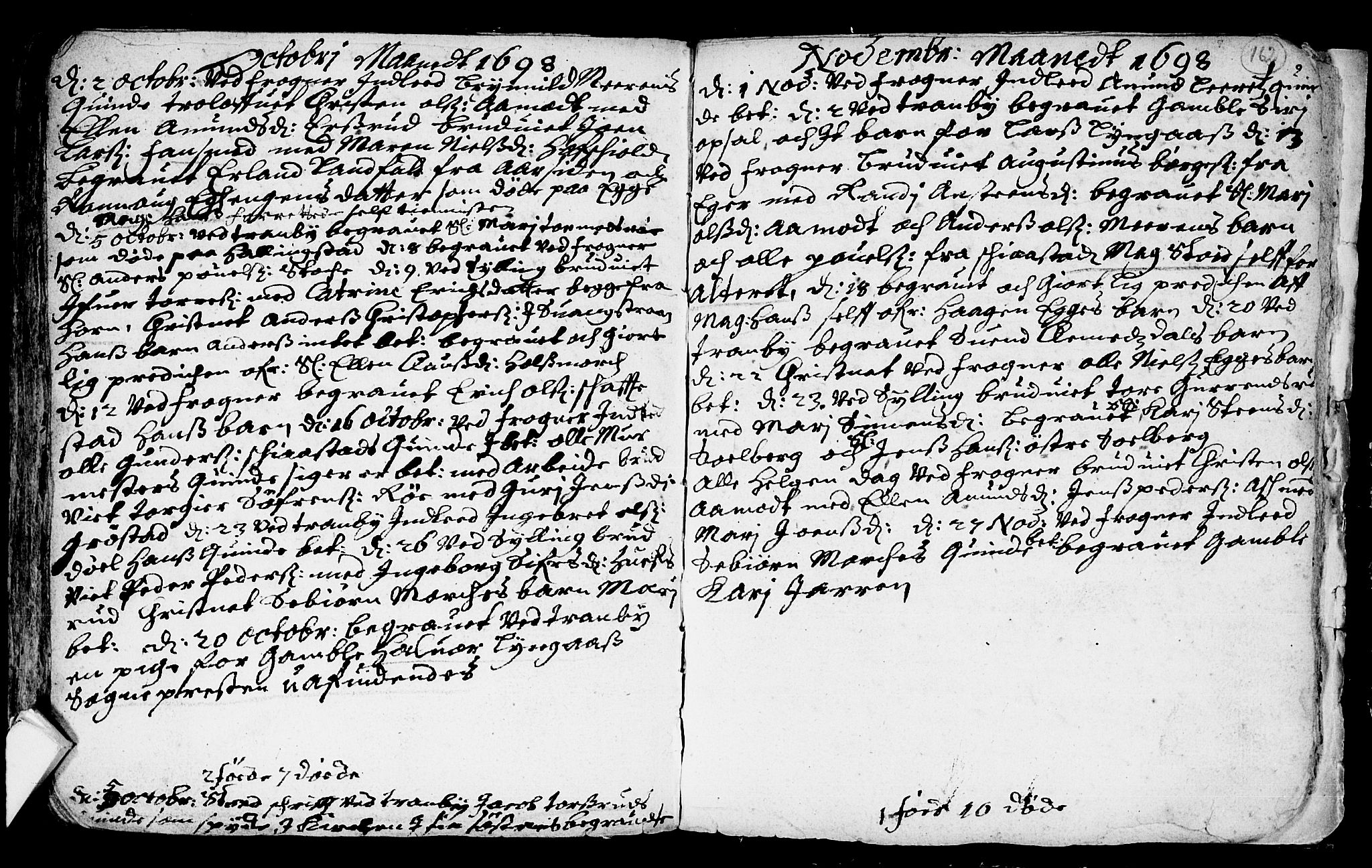 Lier kirkebøker, AV/SAKO-A-230/F/Fa/L0001: Parish register (official) no. I 1, 1672-1701, p. 162