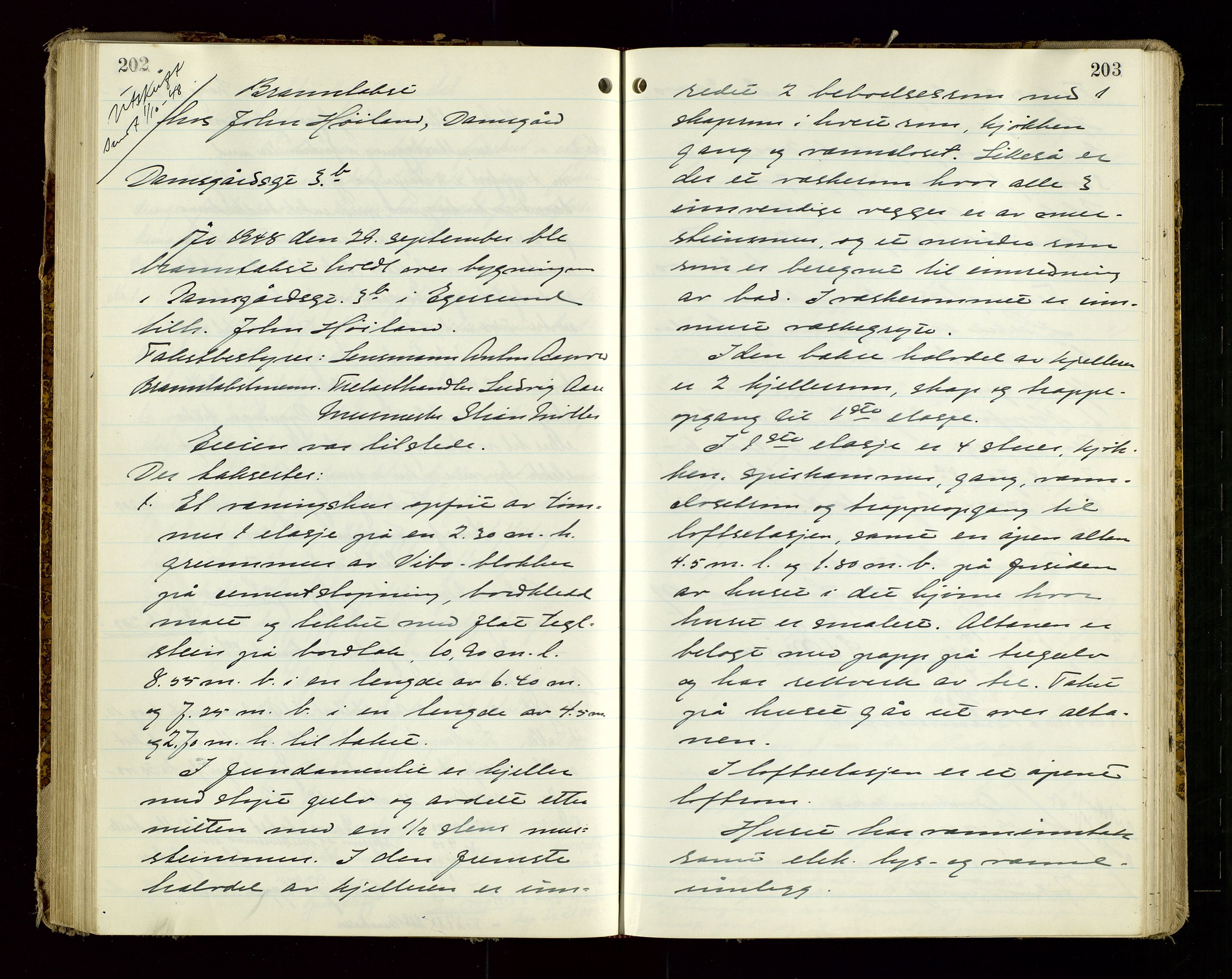 Eigersund lensmannskontor, SAST/A-100171/God/L0013: "Branntakstprotokoll", 1944-1951, p. 202-203