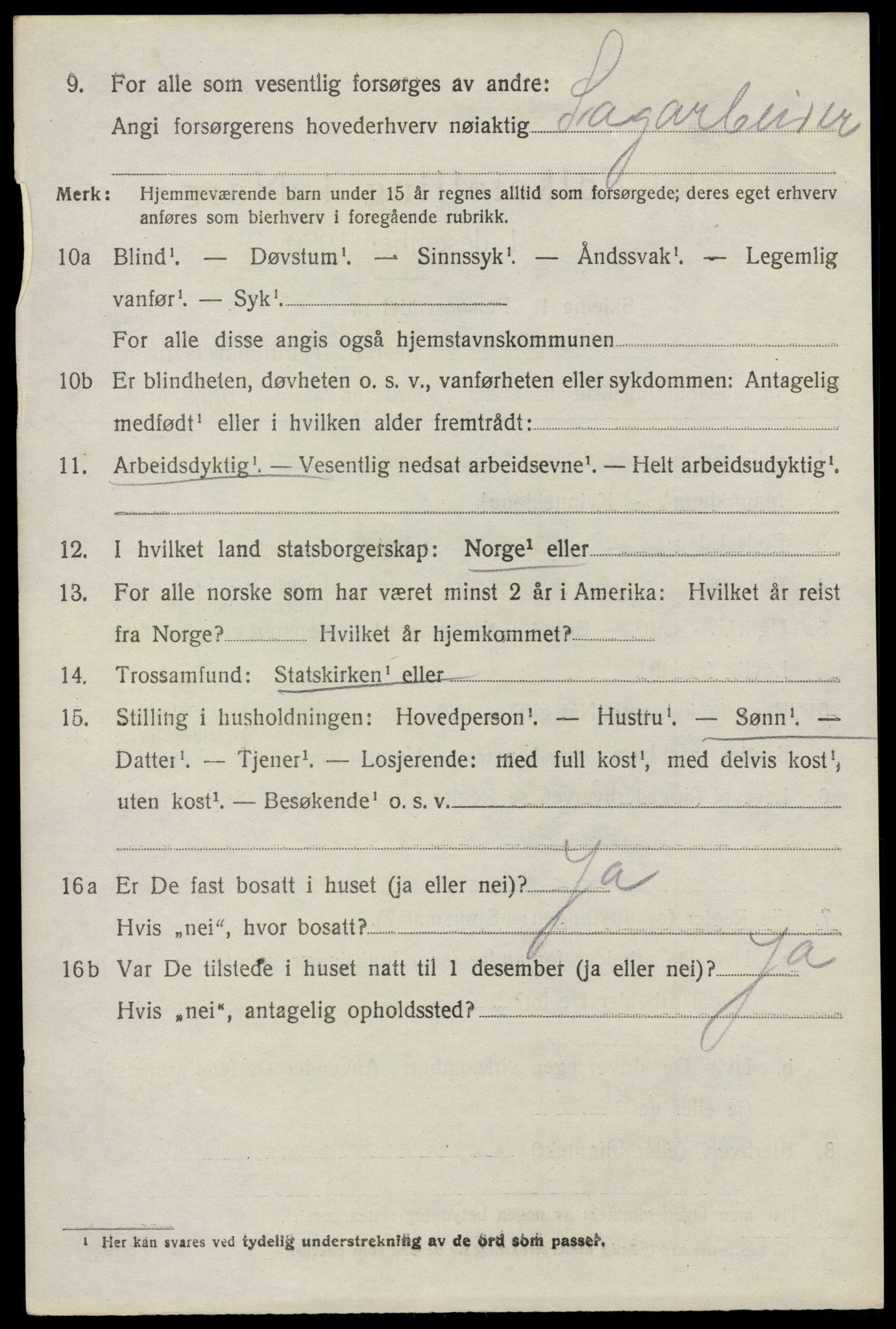 SAO, 1920 census for Glemmen, 1920, p. 4084