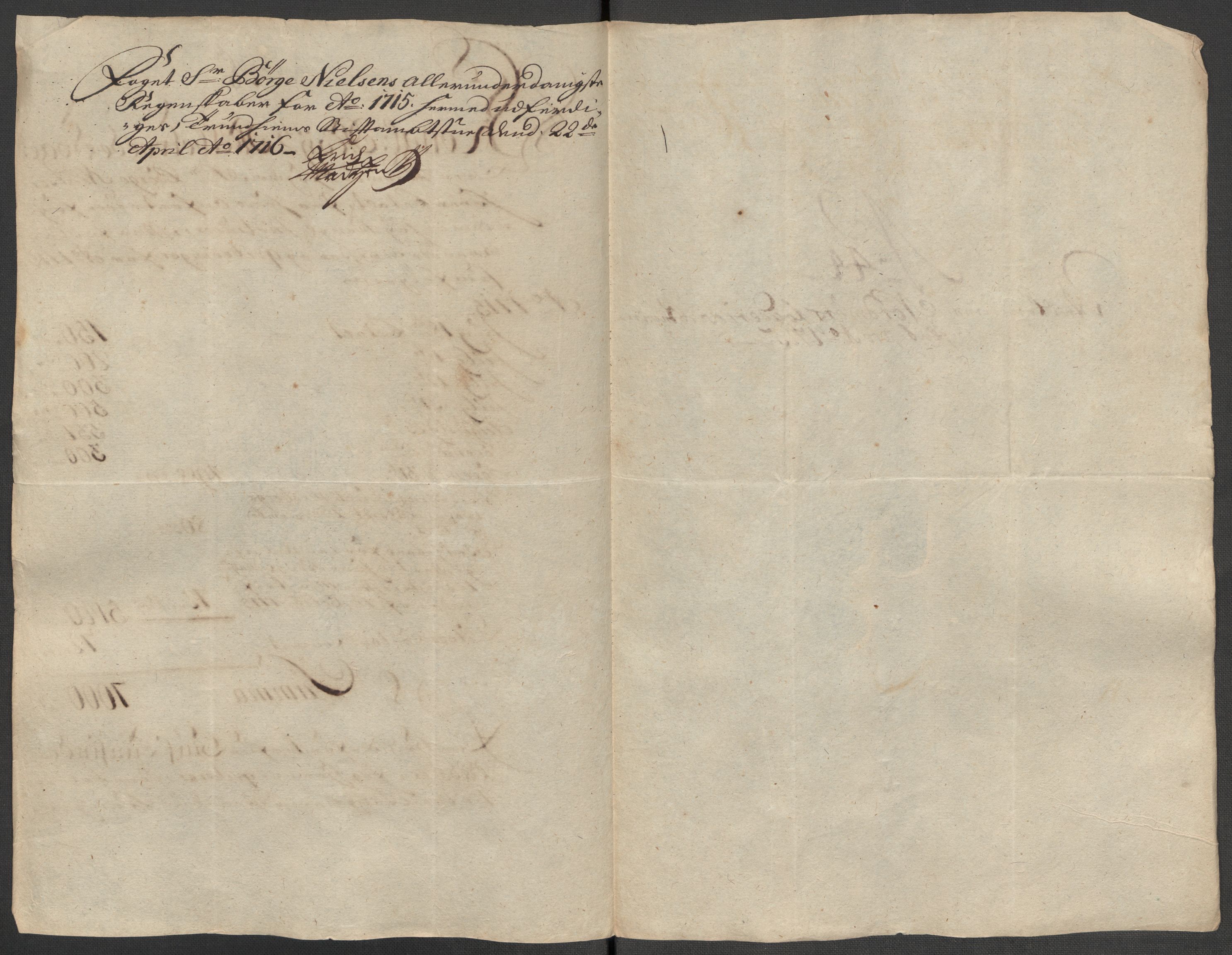 Rentekammeret inntil 1814, Reviderte regnskaper, Fogderegnskap, AV/RA-EA-4092/R56/L3748: Fogderegnskap Nordmøre, 1714-1715, p. 576