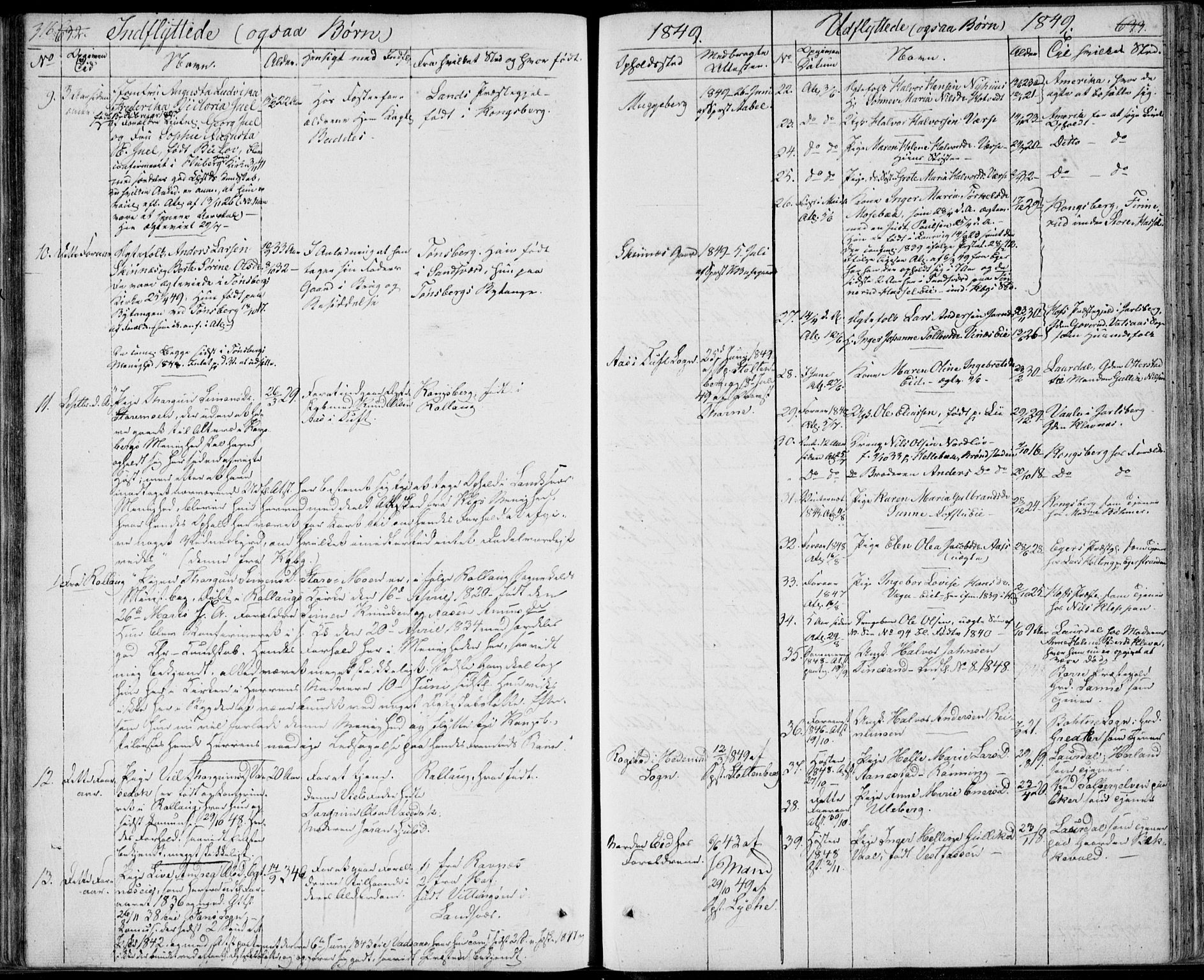 Sandsvær kirkebøker, SAKO/A-244/F/Fa/L0005: Parish register (official) no. I 5, 1840-1856, p. 632-633