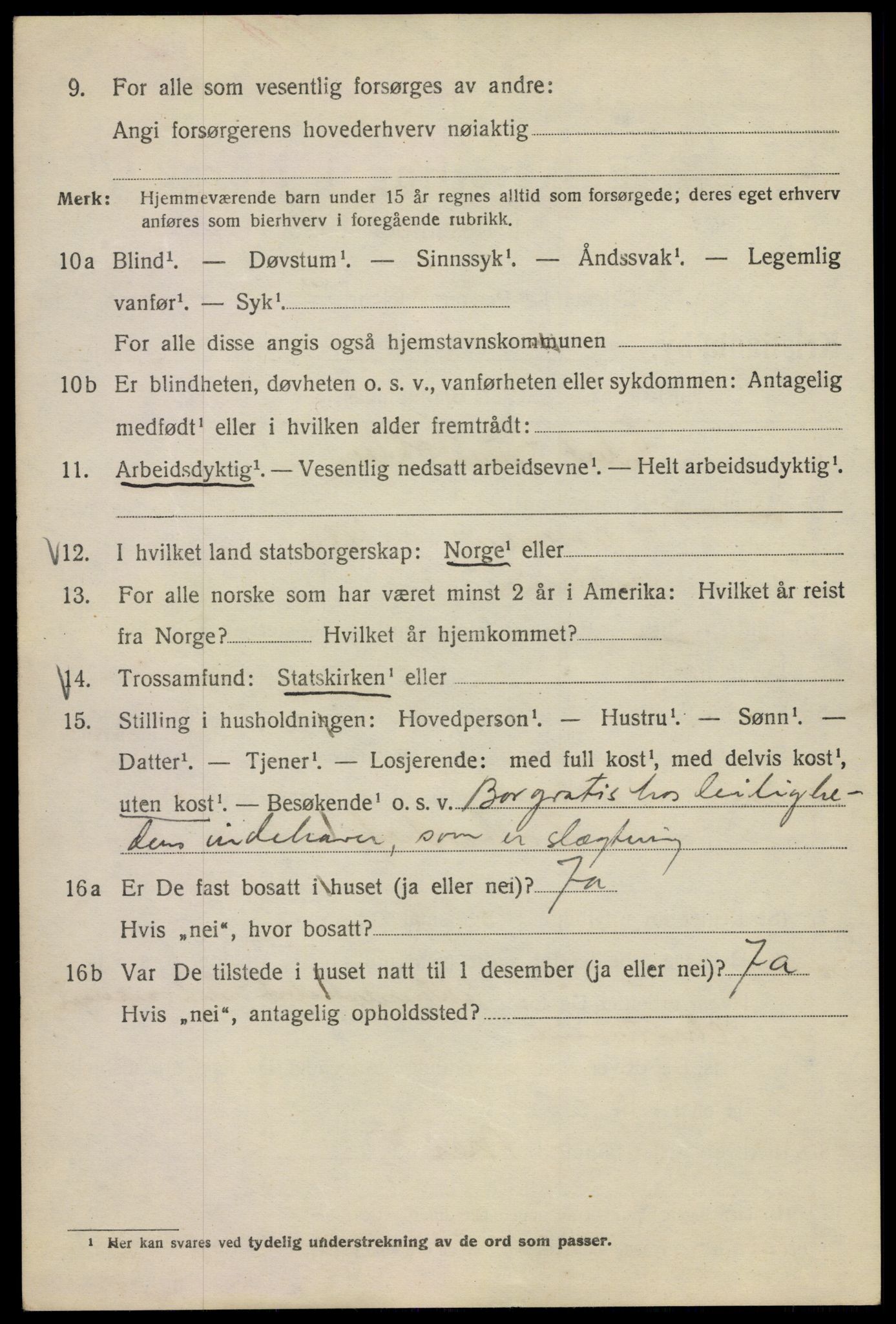 SAO, 1920 census for Kristiania, 1920, p. 325332