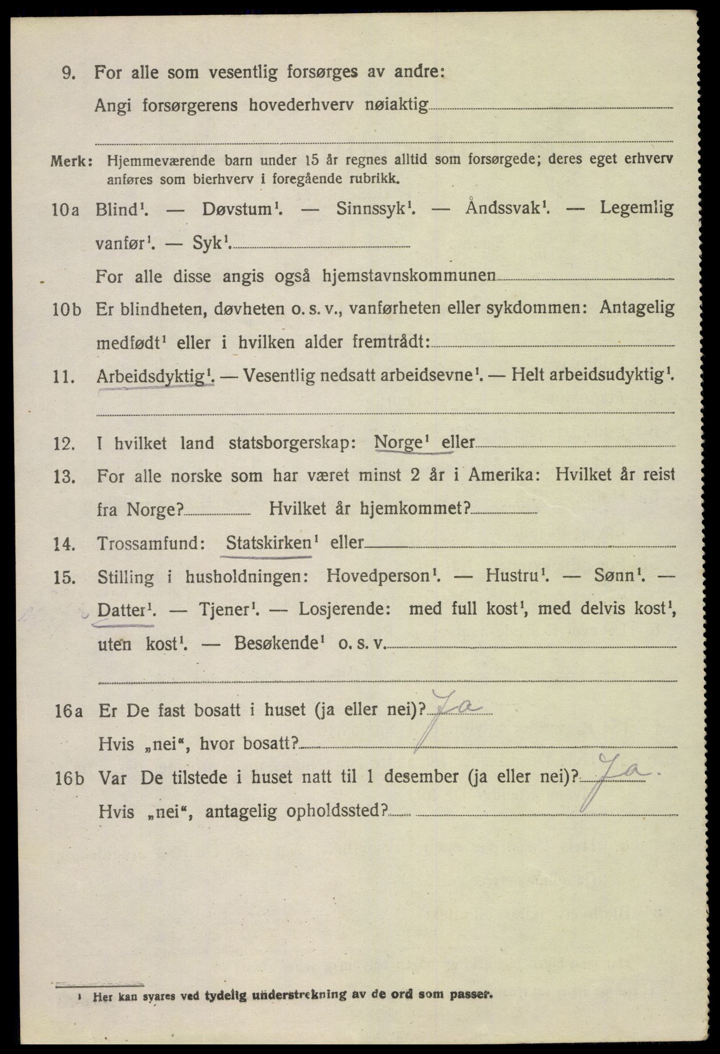 SAH, 1920 census for Sør-Fron, 1920, p. 3748