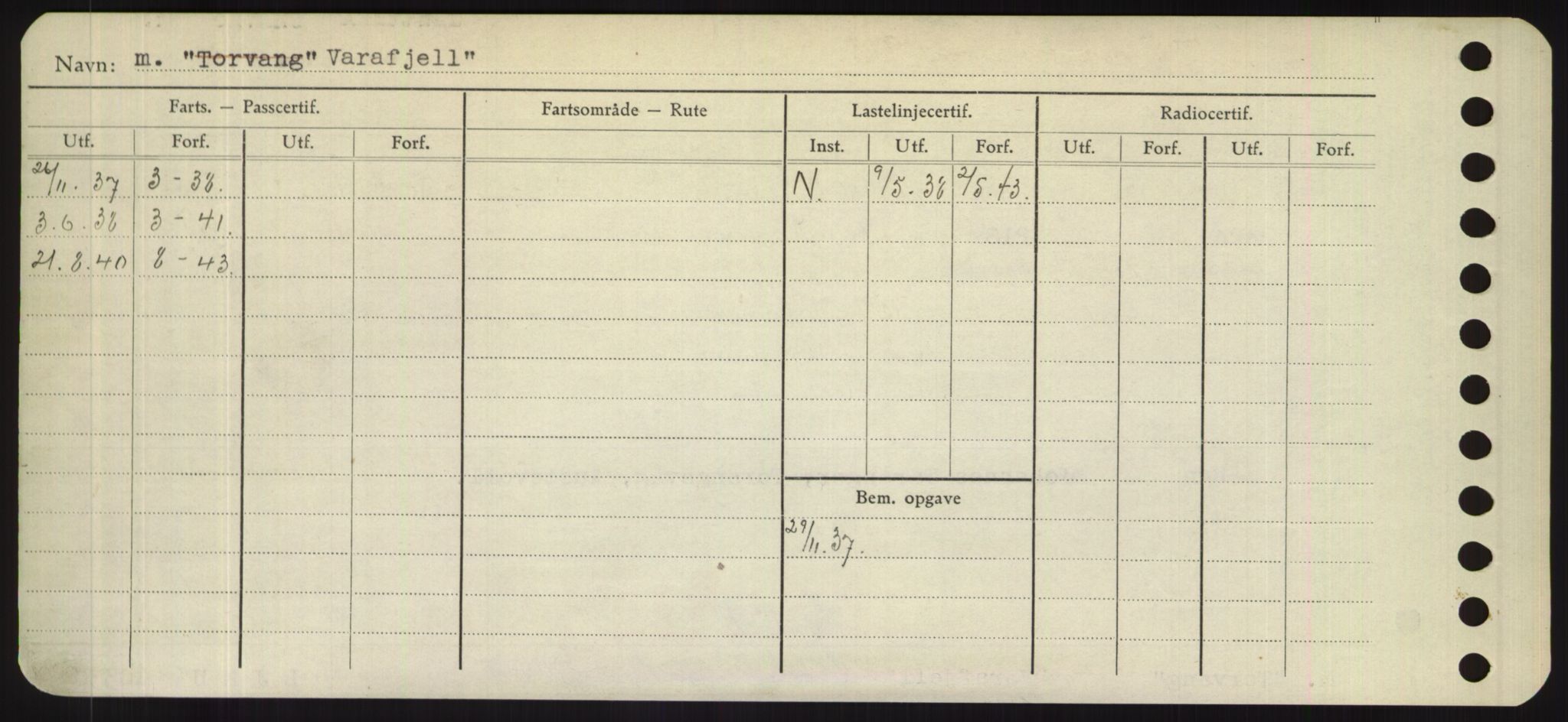 Sjøfartsdirektoratet med forløpere, Skipsmålingen, AV/RA-S-1627/H/Hd/L0040: Fartøy, U-Ve, p. 292