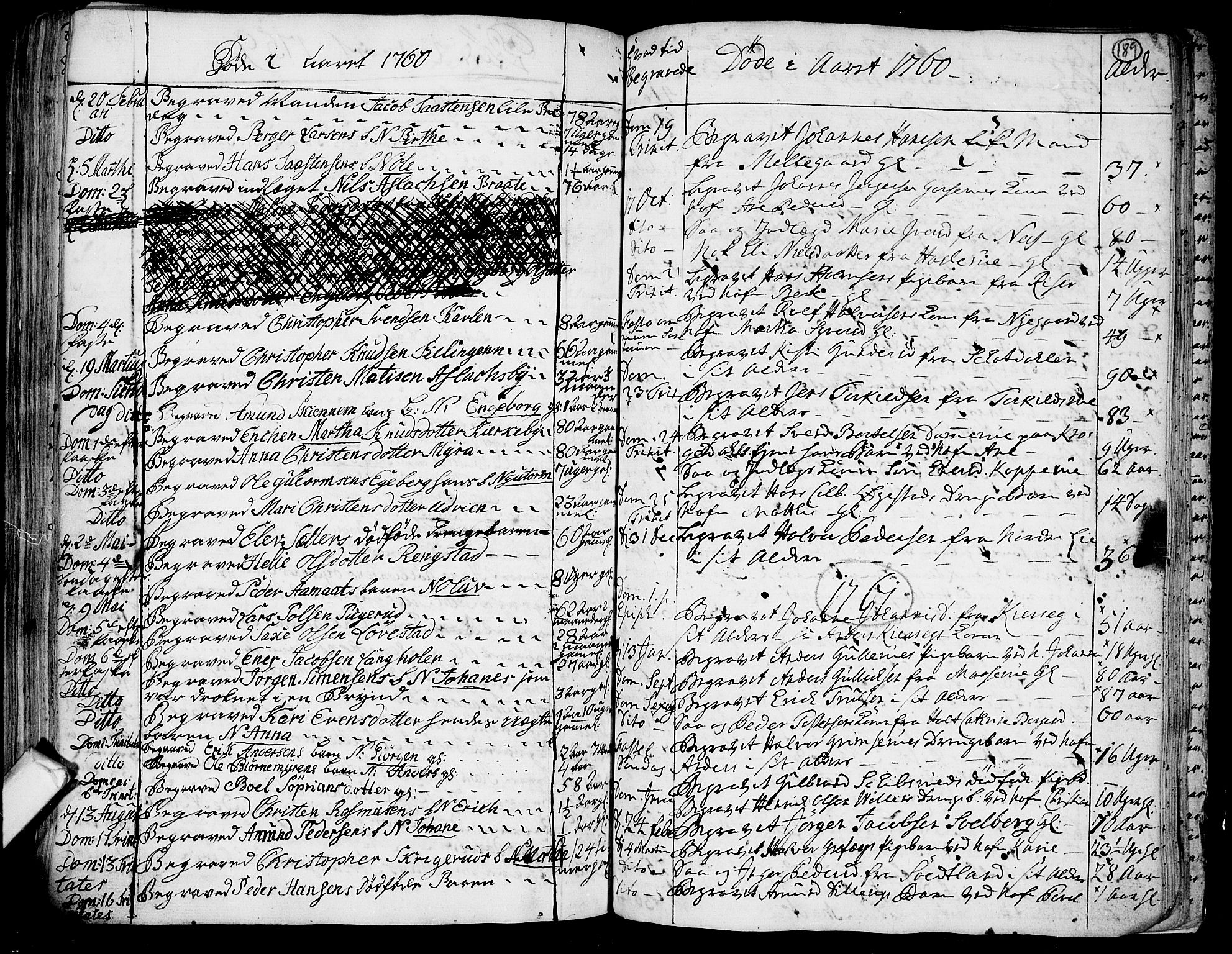 Trøgstad prestekontor Kirkebøker, SAO/A-10925/F/Fa/L0004: Parish register (official) no. I 4, 1750-1784, p. 189