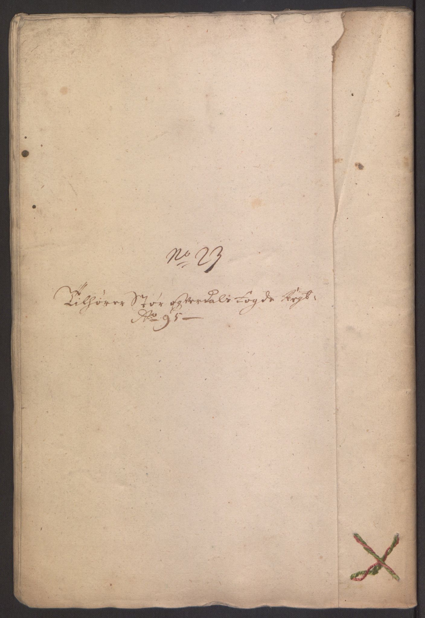 Rentekammeret inntil 1814, Reviderte regnskaper, Fogderegnskap, AV/RA-EA-4092/R62/L4187: Fogderegnskap Stjørdal og Verdal, 1695, p. 280