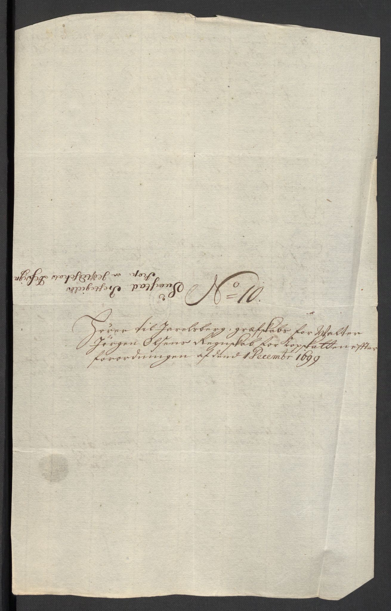 Rentekammeret inntil 1814, Reviderte regnskaper, Fogderegnskap, RA/EA-4092/R32/L1869: Fogderegnskap Jarlsberg grevskap, 1700-1701, p. 146