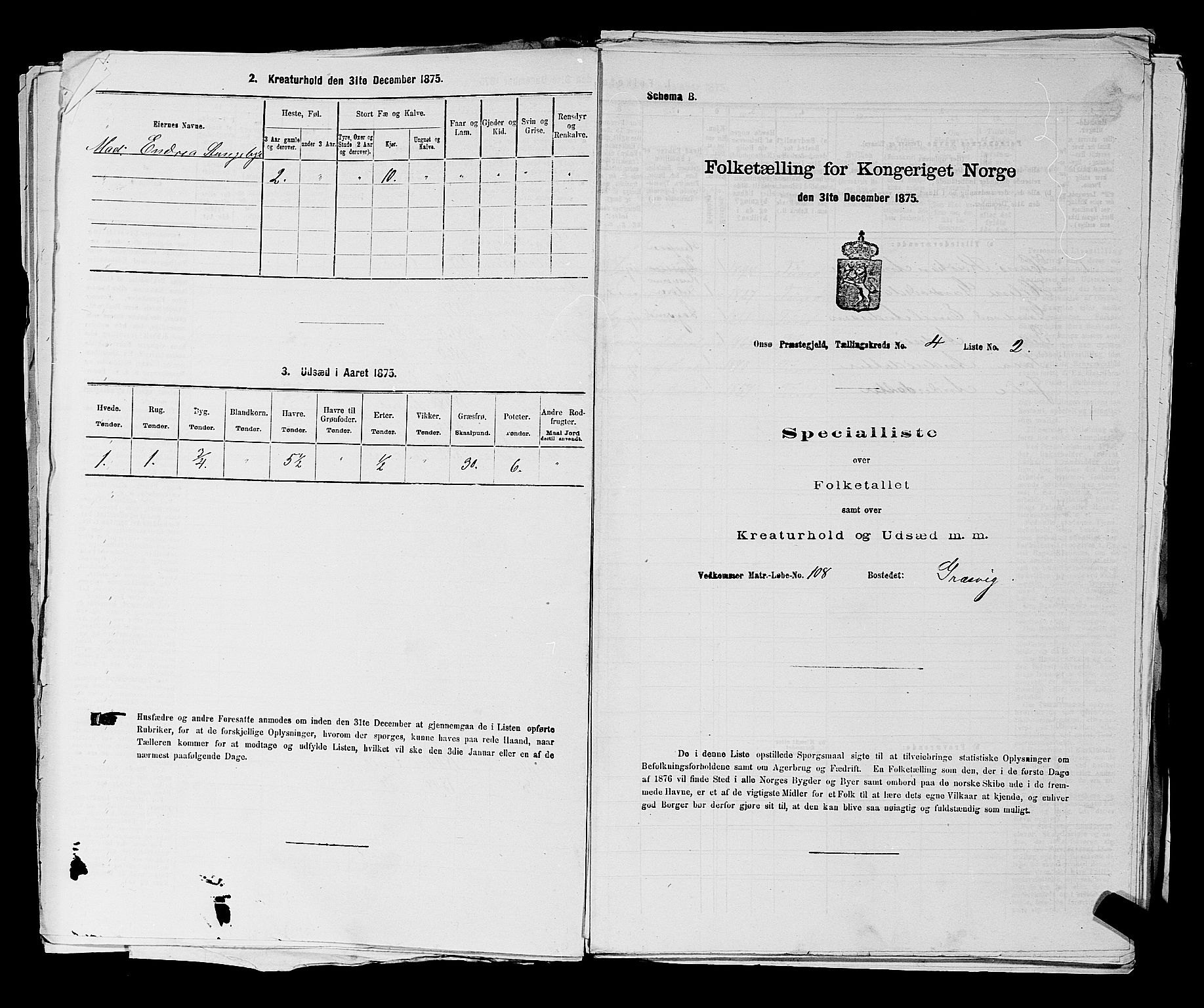 RA, 1875 census for 0134P Onsøy, 1875, p. 736