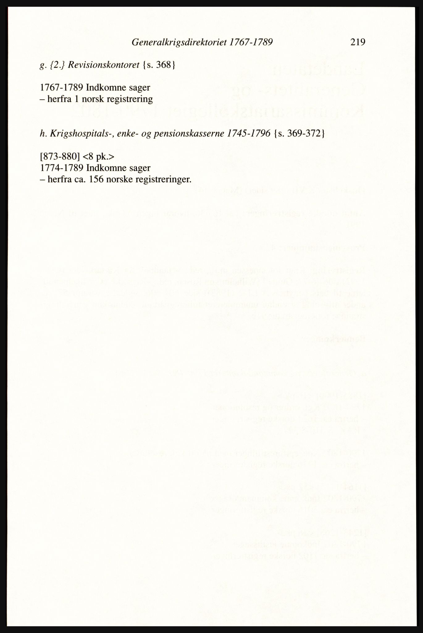 Publikasjoner utgitt av Arkivverket, PUBL/PUBL-001/A/0002: Erik Gøbel: NOREG, Tværregistratur over norgesrelevant materiale i Rigsarkivet i København (2000), 2000, p. 221