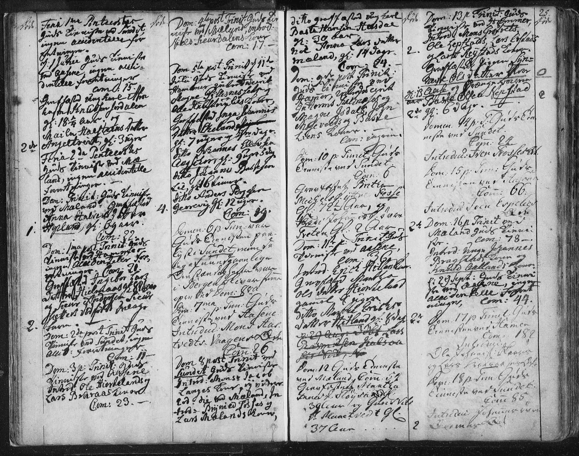 Hamre sokneprestembete, SAB/A-75501/H/Ha/Haa/Haaa/L0008: Parish register (official) no. A 8, 1778-1804, p. 25