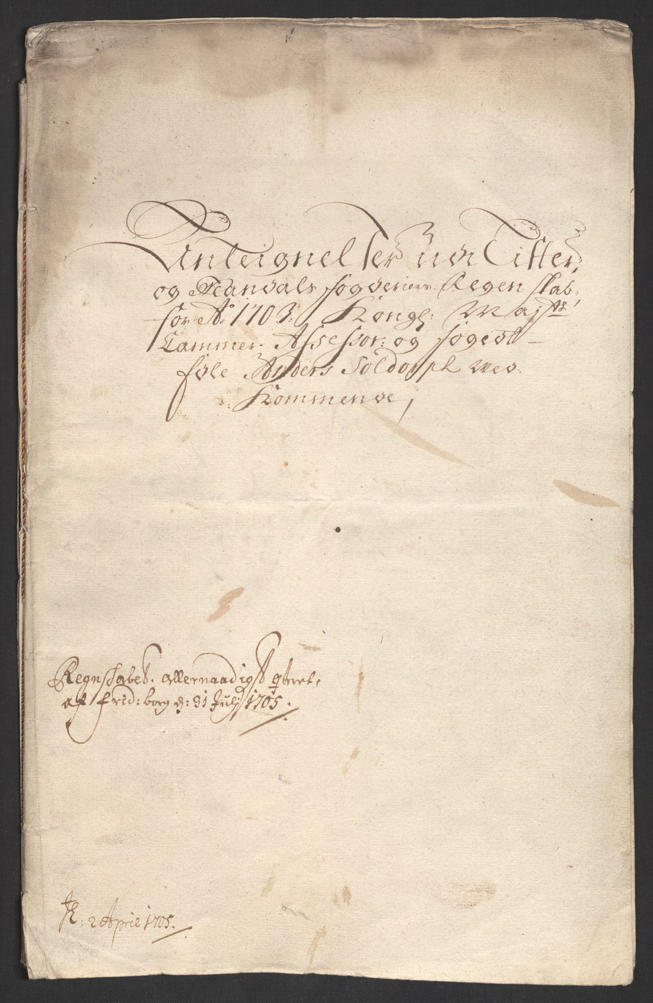 Rentekammeret inntil 1814, Reviderte regnskaper, Fogderegnskap, RA/EA-4092/R43/L2550: Fogderegnskap Lista og Mandal, 1703-1704, p. 163