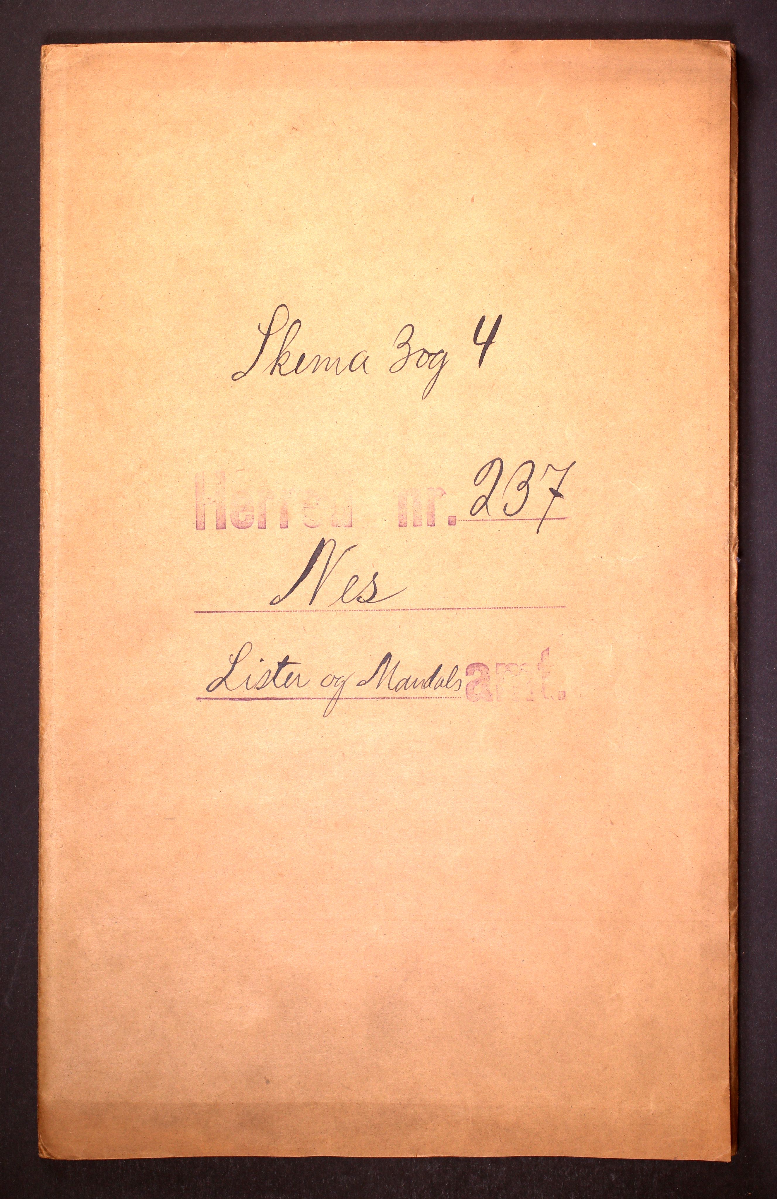 RA, 1910 census for Nes, 1910, p. 1