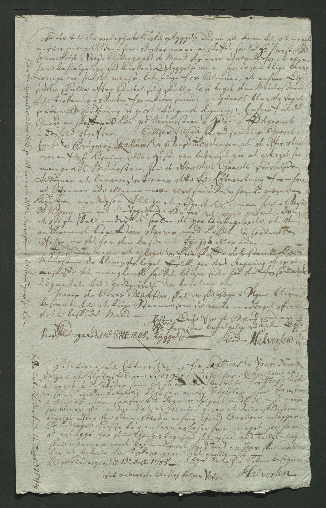 Åker i Vang, Hedmark, og familien Todderud, AV/SAH-ARK-010/E/Ec/L0001: Korrespondanse ordnet etter emne, 1772-1907, p. 151