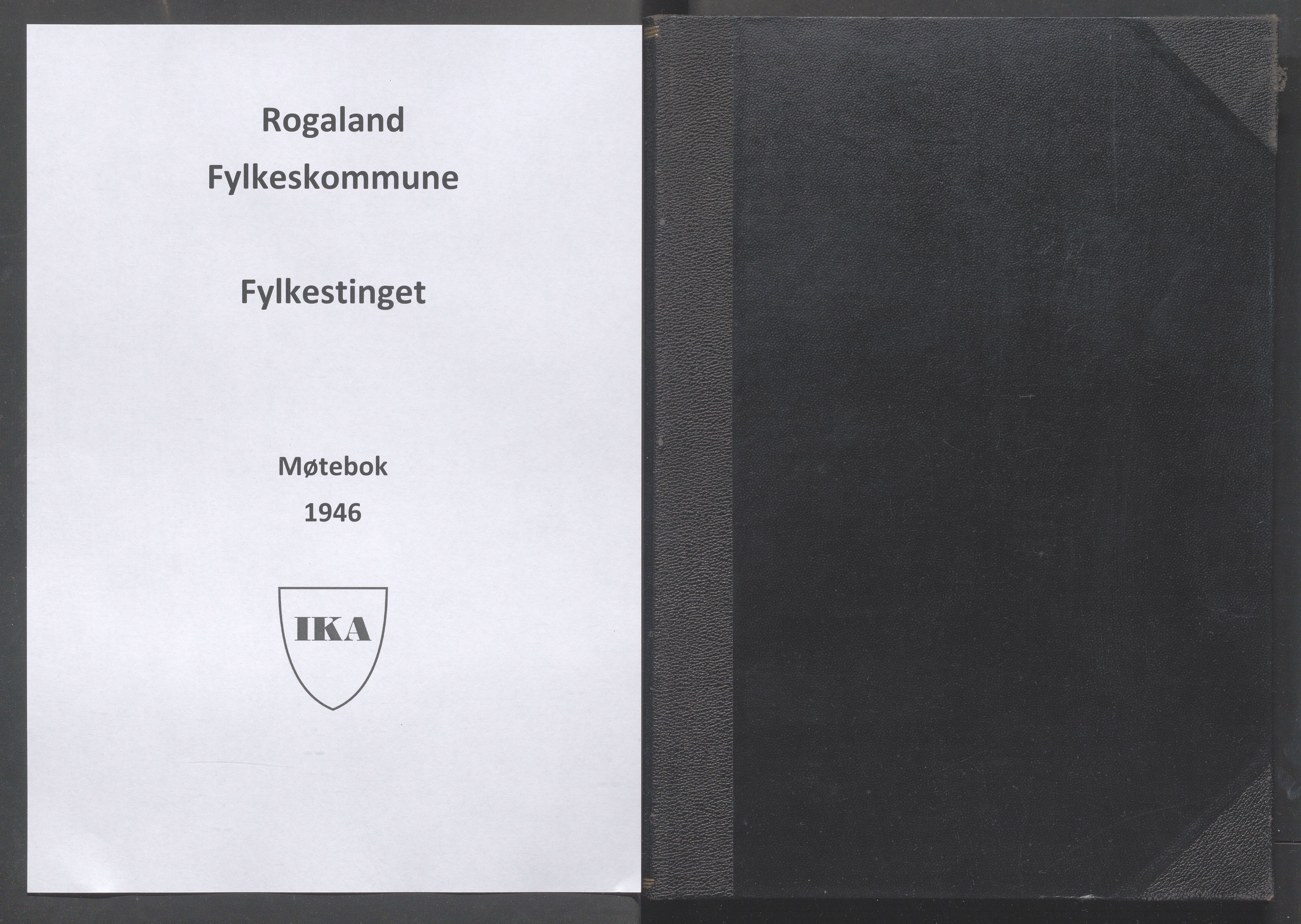 Rogaland fylkeskommune - Fylkesrådmannen , IKAR/A-900/A/Aa/Aaa/L0065: Møtebok , 1946