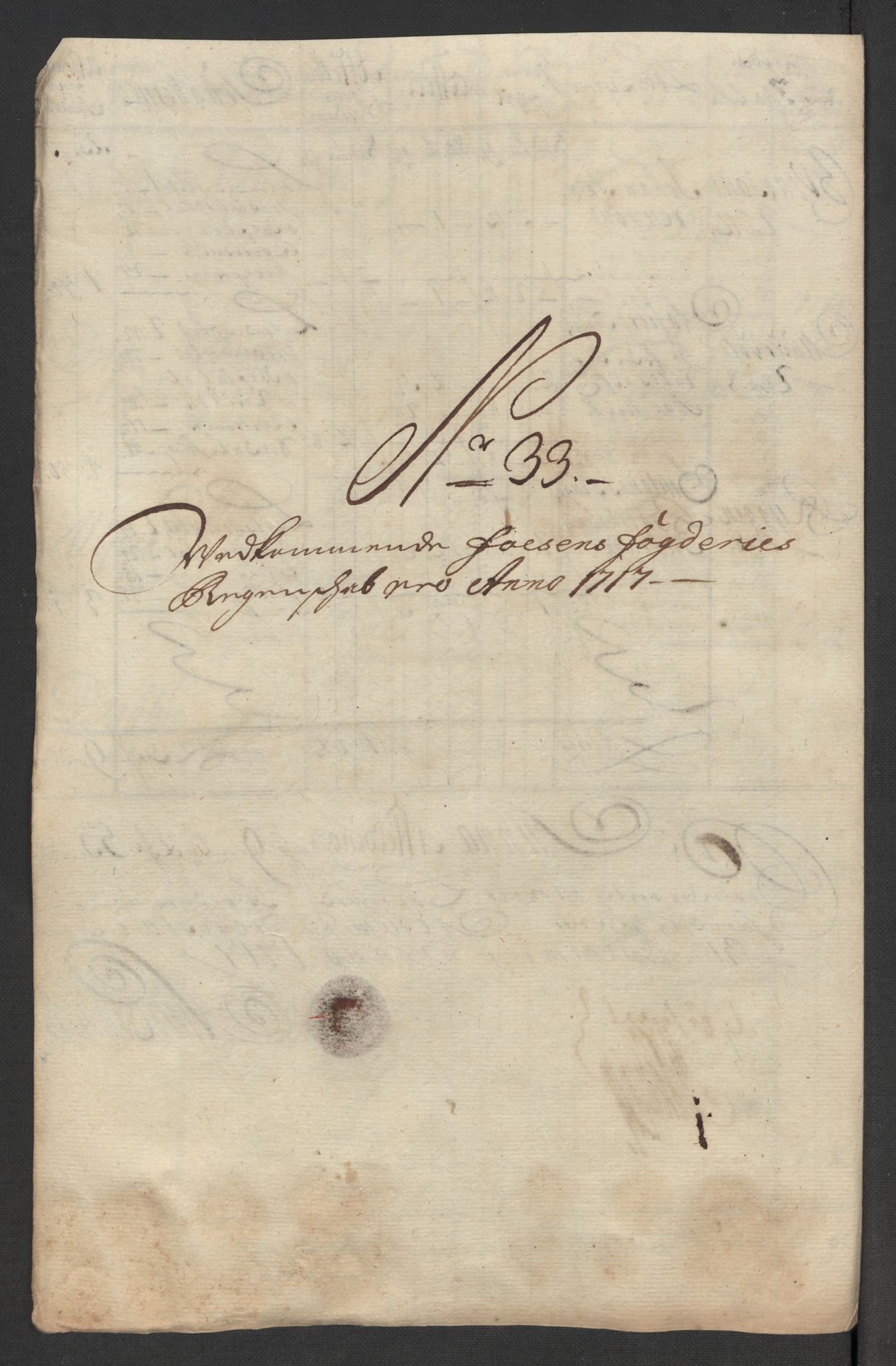 Rentekammeret inntil 1814, Reviderte regnskaper, Fogderegnskap, AV/RA-EA-4092/R57/L3865: Fogderegnskap Fosen, 1717, p. 221