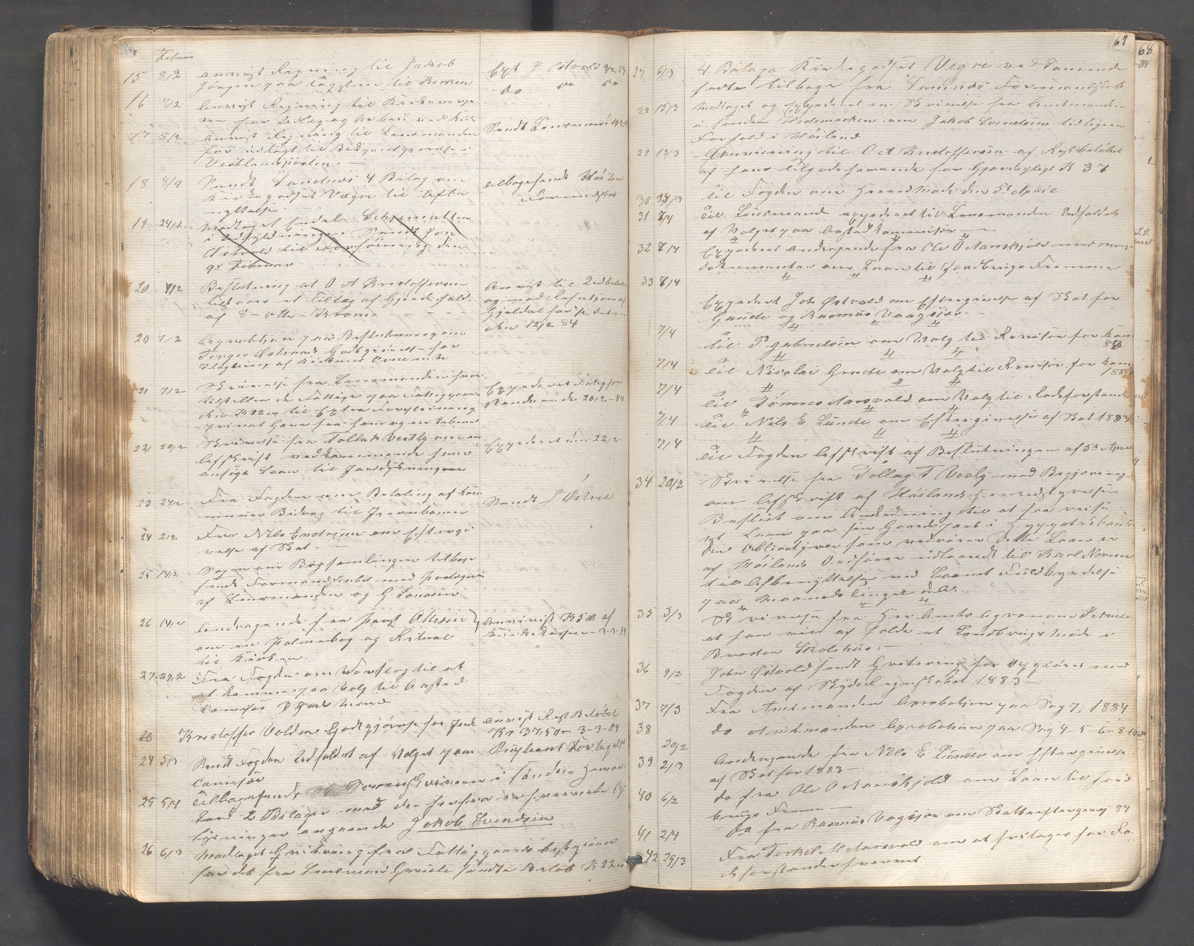 Høyland kommune - Formannskapet, IKAR/K-100046/C/L0001: Journal, 1838-1887, p. 167