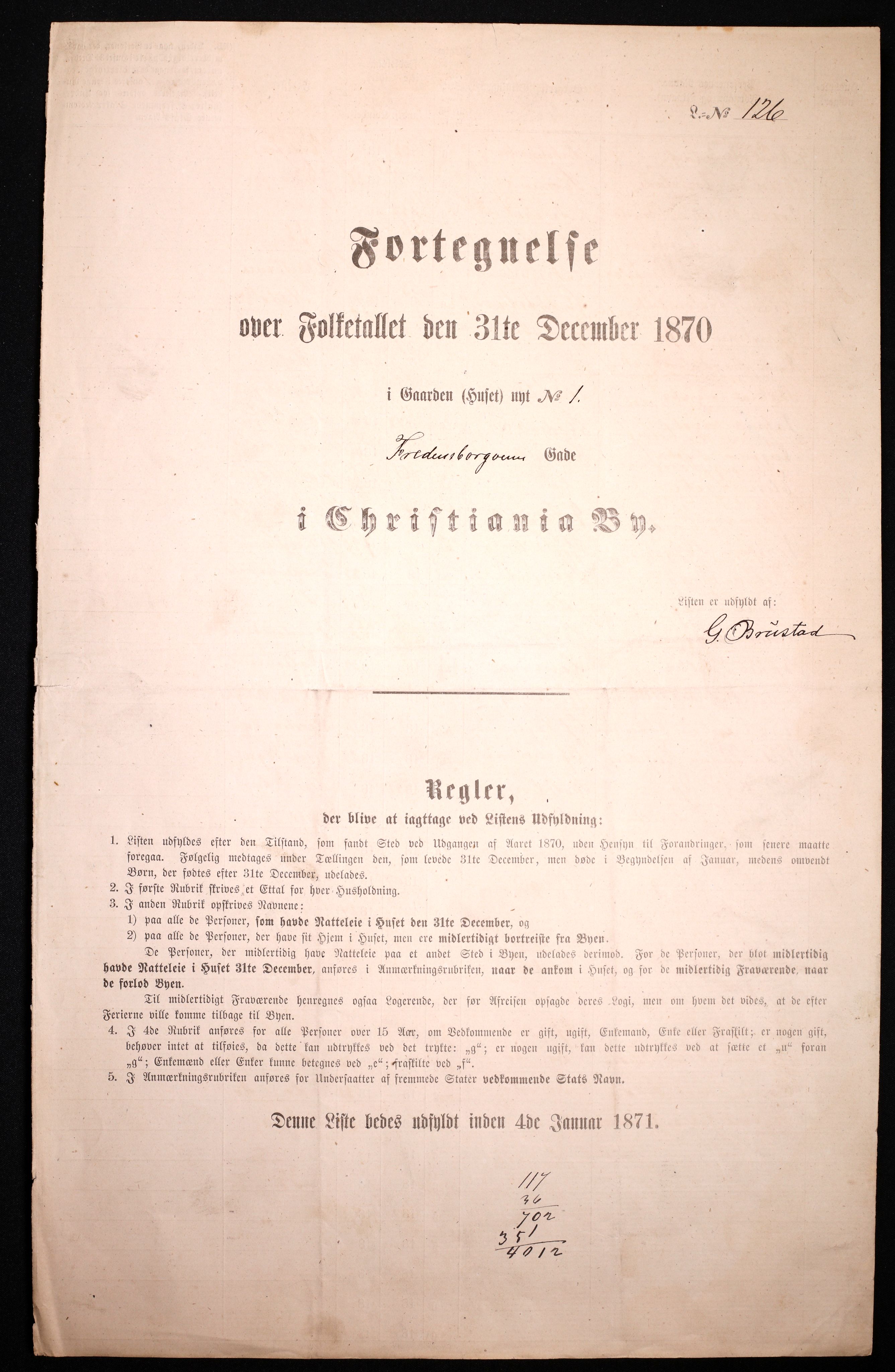 RA, 1870 census for 0301 Kristiania, 1870, p. 965