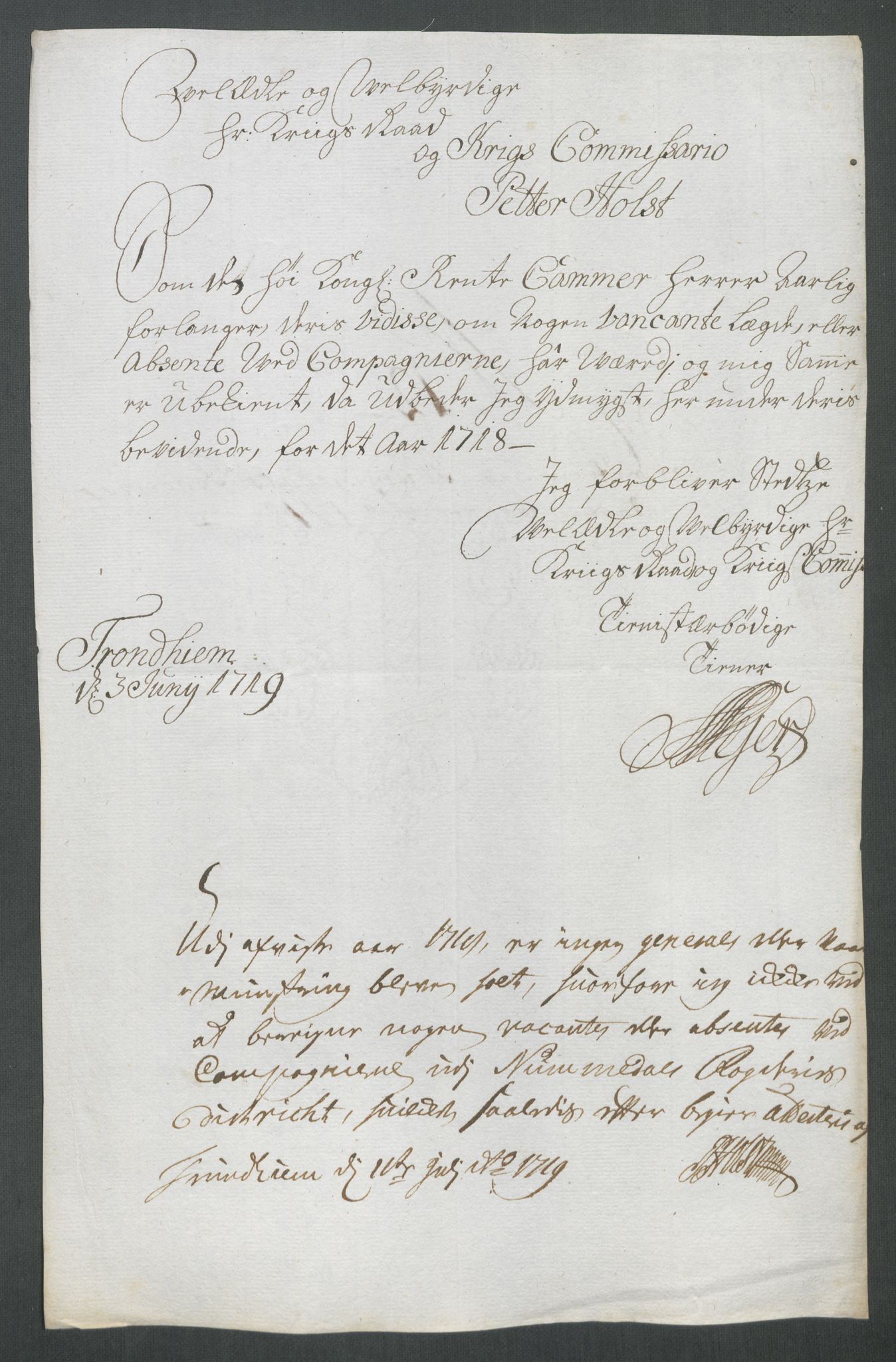 Rentekammeret inntil 1814, Reviderte regnskaper, Fogderegnskap, RA/EA-4092/R64/L4439: Fogderegnskap Namdal, 1718, p. 128