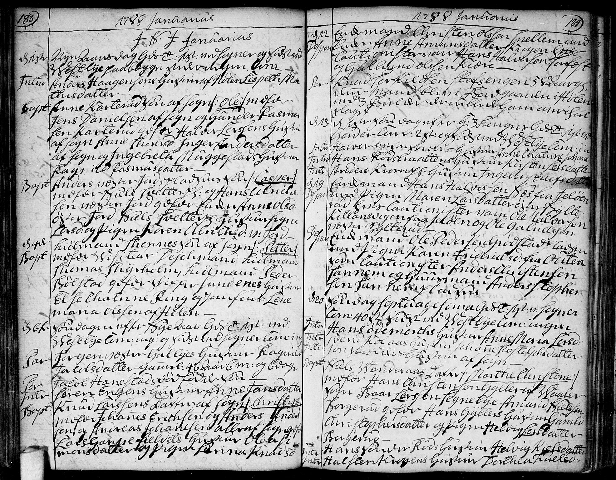 Vestby prestekontor Kirkebøker, SAO/A-10893/F/Fa/L0003: Parish register (official) no. I 3, 1779-1796, p. 183-184