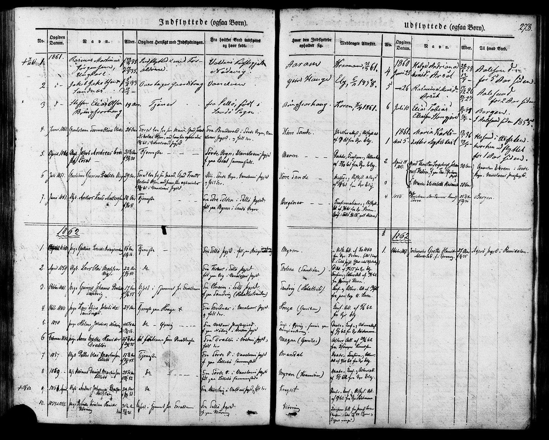 Ministerialprotokoller, klokkerbøker og fødselsregistre - Møre og Romsdal, AV/SAT-A-1454/503/L0034: Parish register (official) no. 503A02, 1841-1884, p. 278